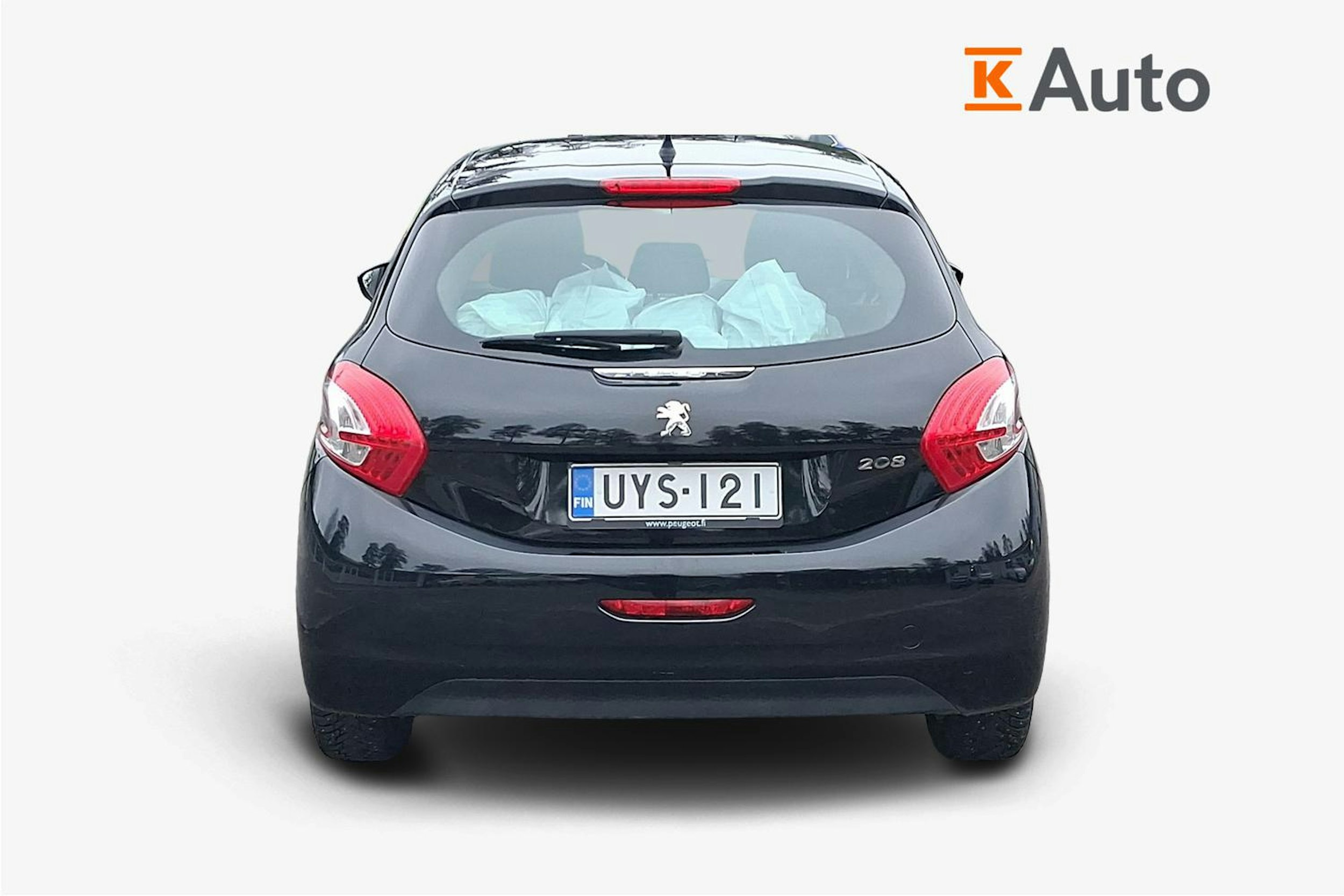 musta Peugeot 208 2014 kuva 3.