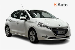 Valkoinen Peugeot 208 2015 kuva 1.