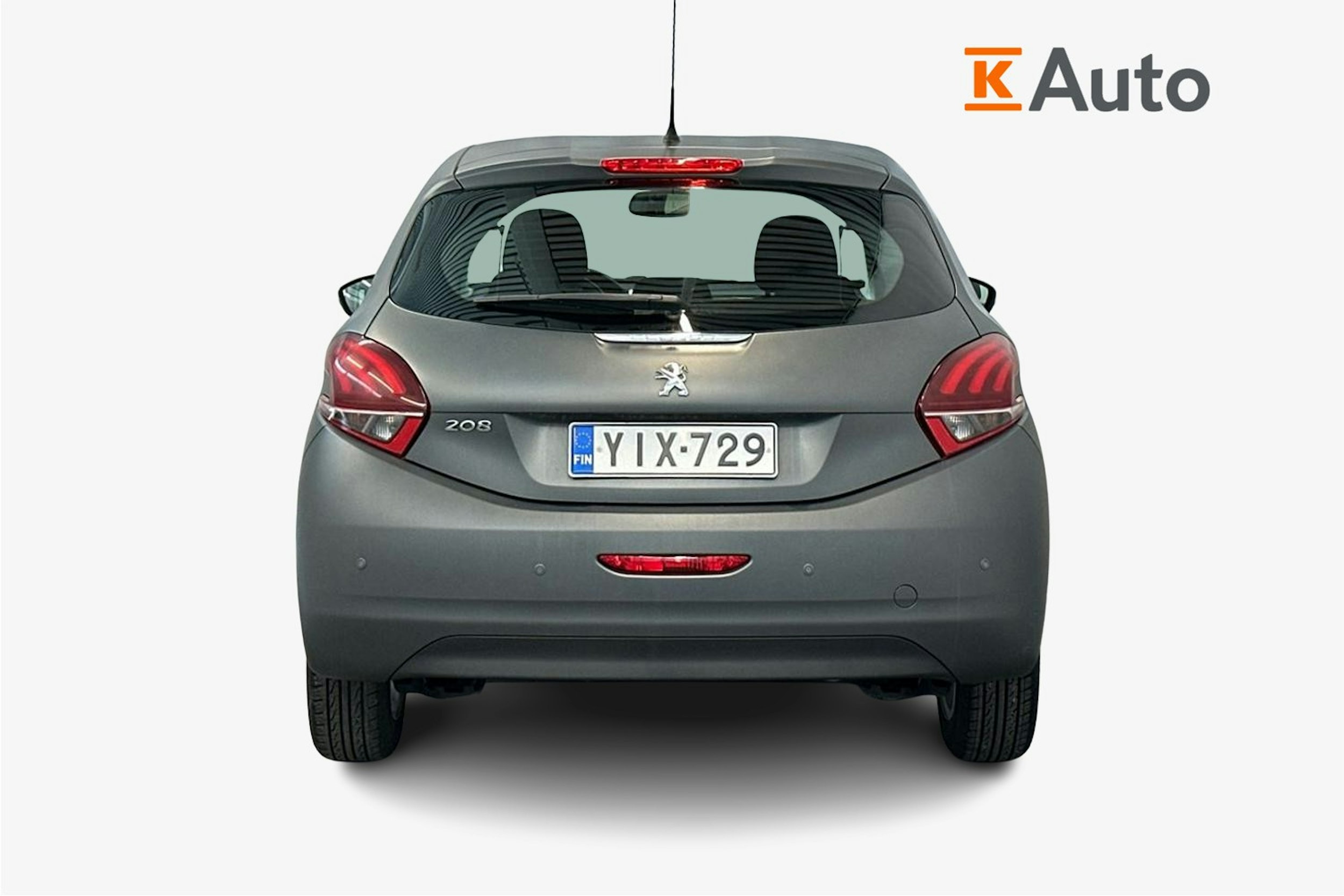 harmaa Peugeot 208 2016 kuva 3.