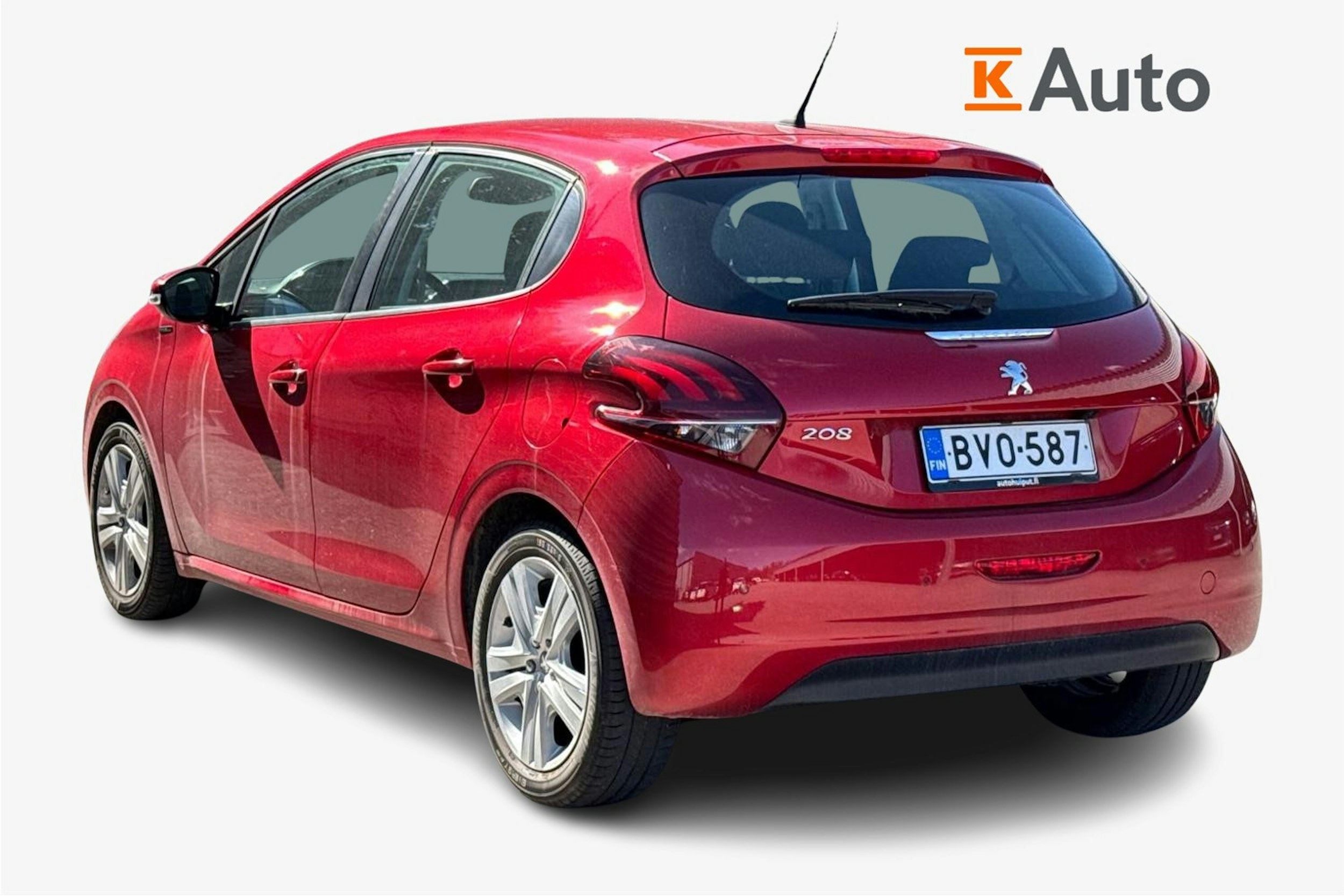 met. punainen Peugeot 208 2019 kuva 2.