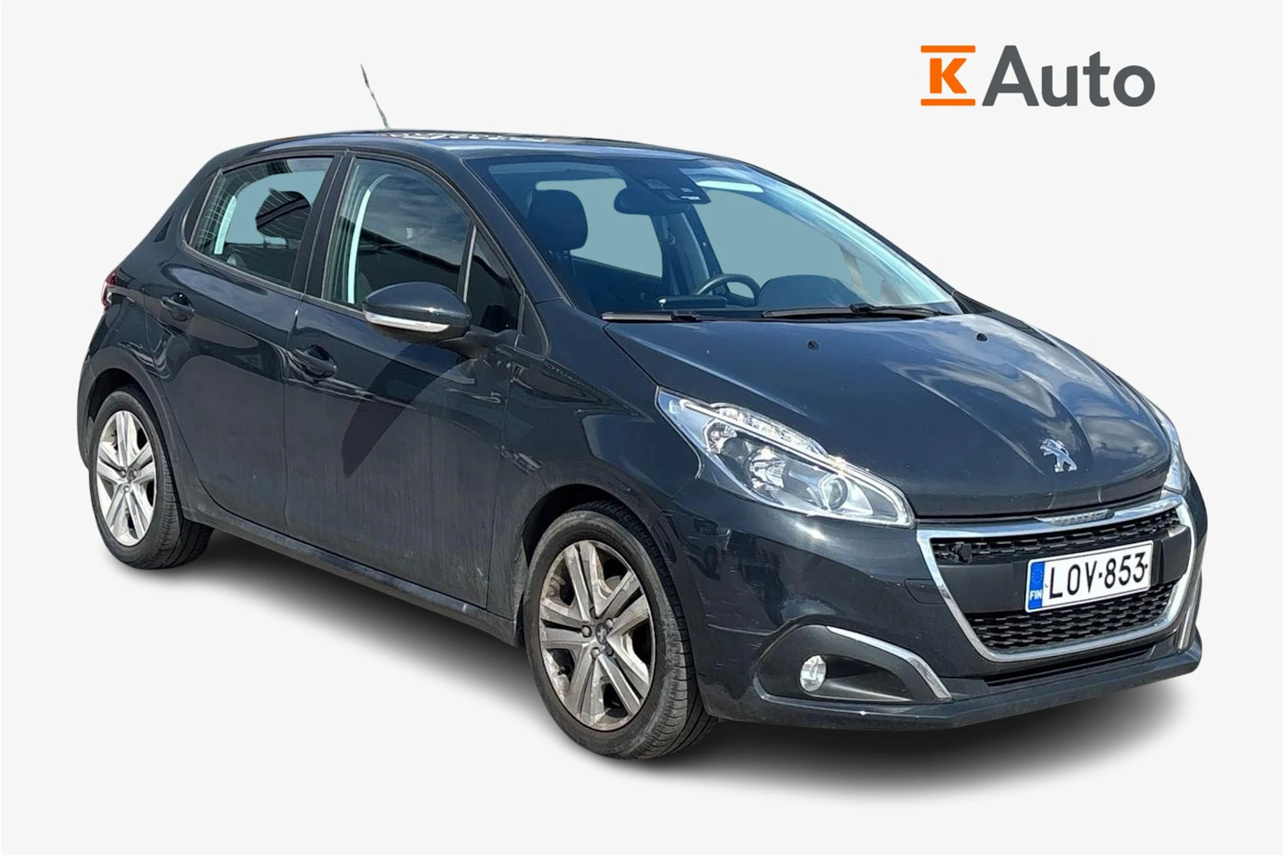 harmaa Peugeot 208 2019 kuva 1.