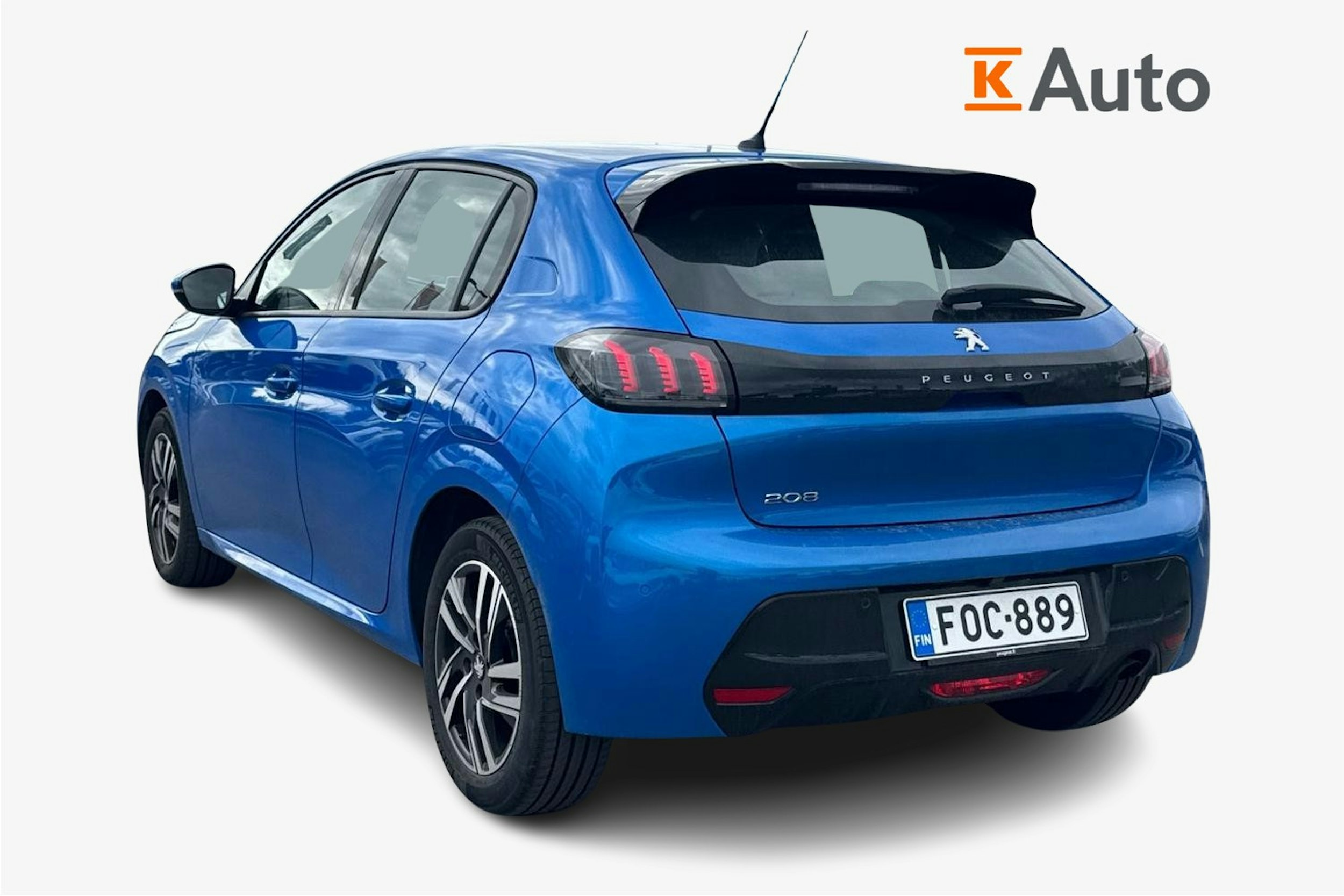 sininen Peugeot 208 2020 kuva 2.