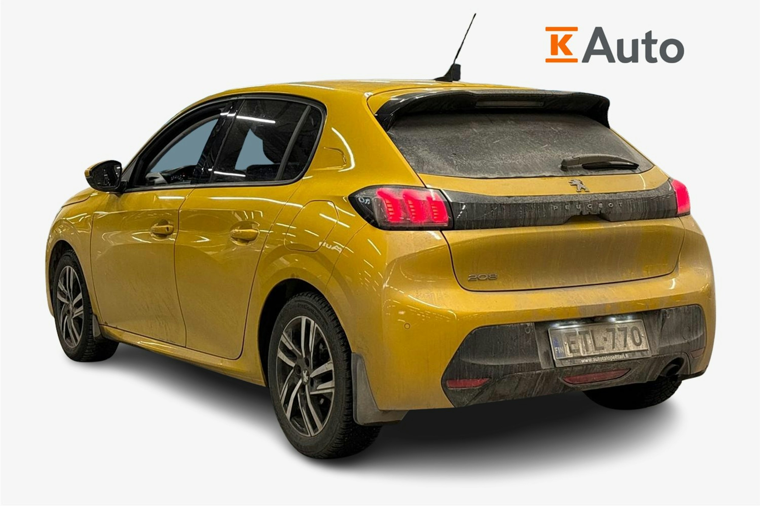 keltainen Peugeot 208 2021 kuva 2.