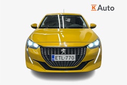 keltainen Peugeot 208 2021 kuva 5.