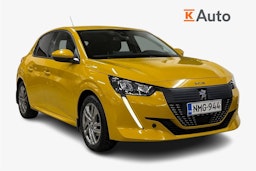 keltainen Peugeot 208 2021 kuva 1.