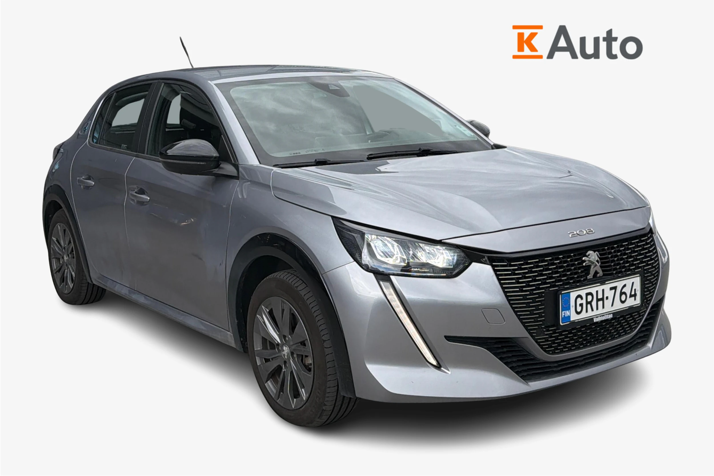 harmaa Peugeot 208 2022 kuva 1.
