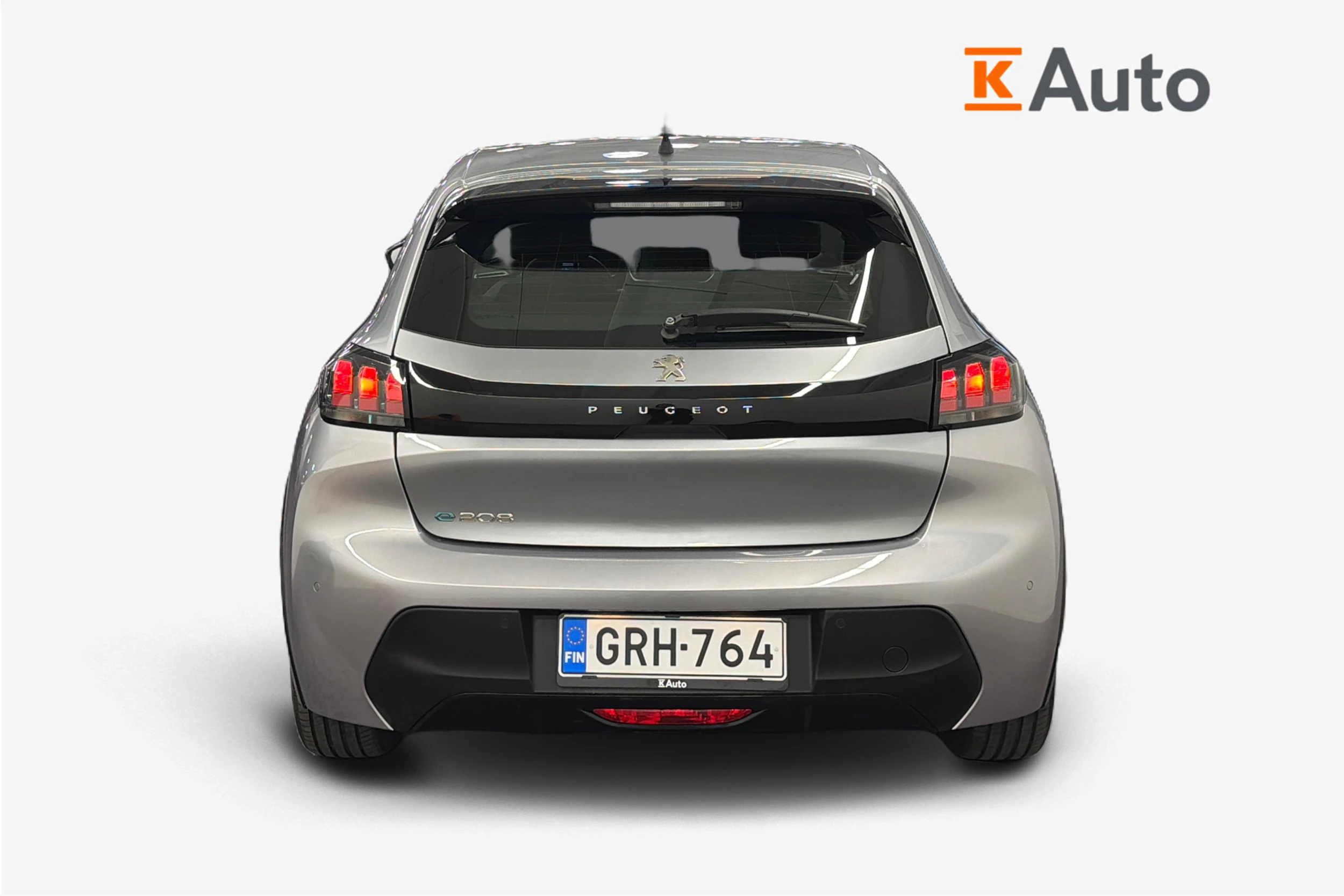 harmaa Peugeot e-208 2022 kuva 4.