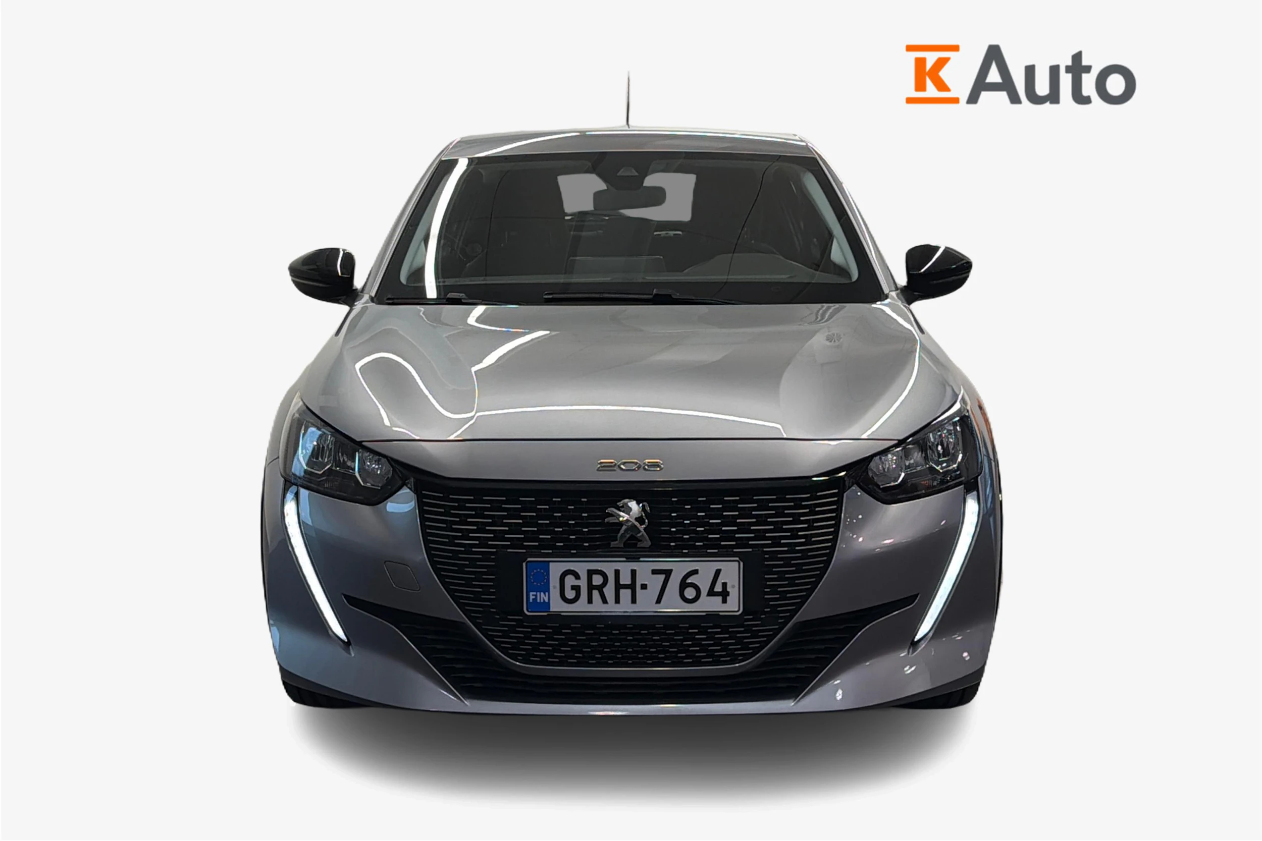 harmaa Peugeot e-208 2022 kuva 5.