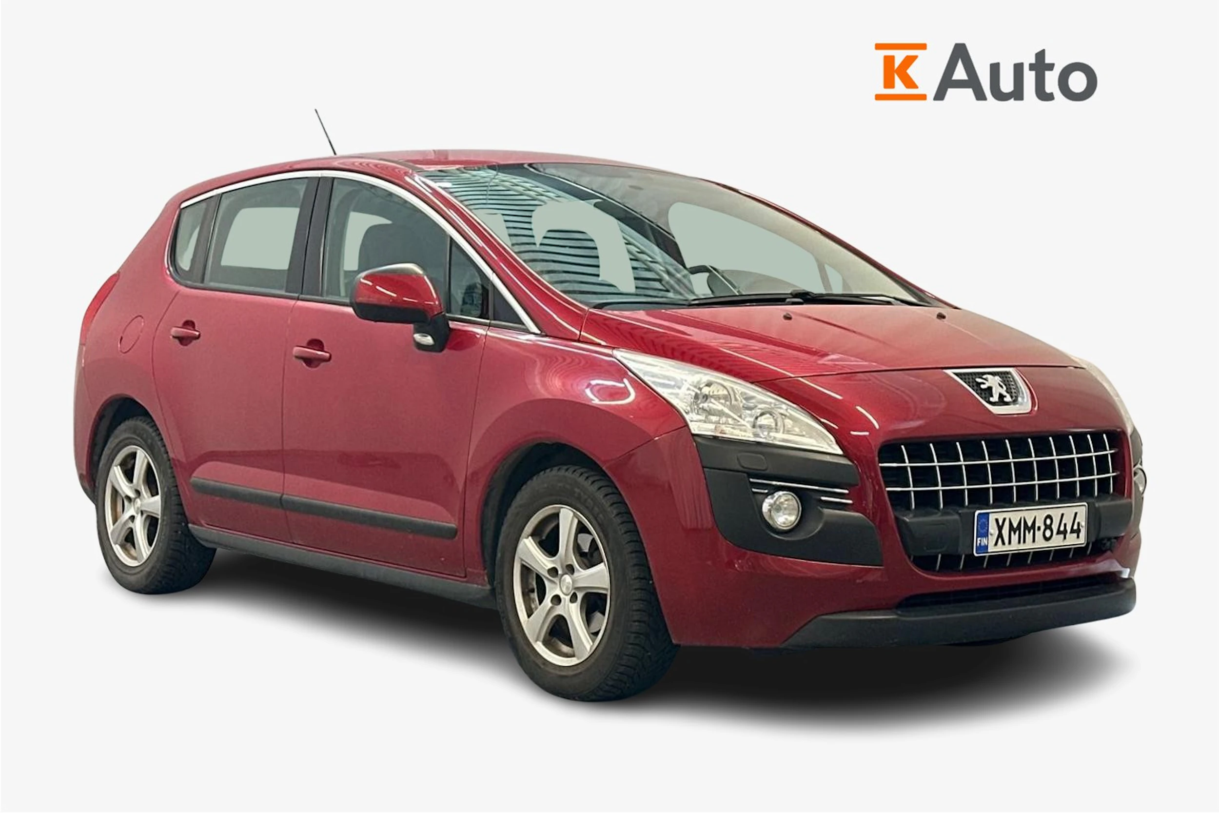punainen Peugeot 3008 2012 kuva 1.