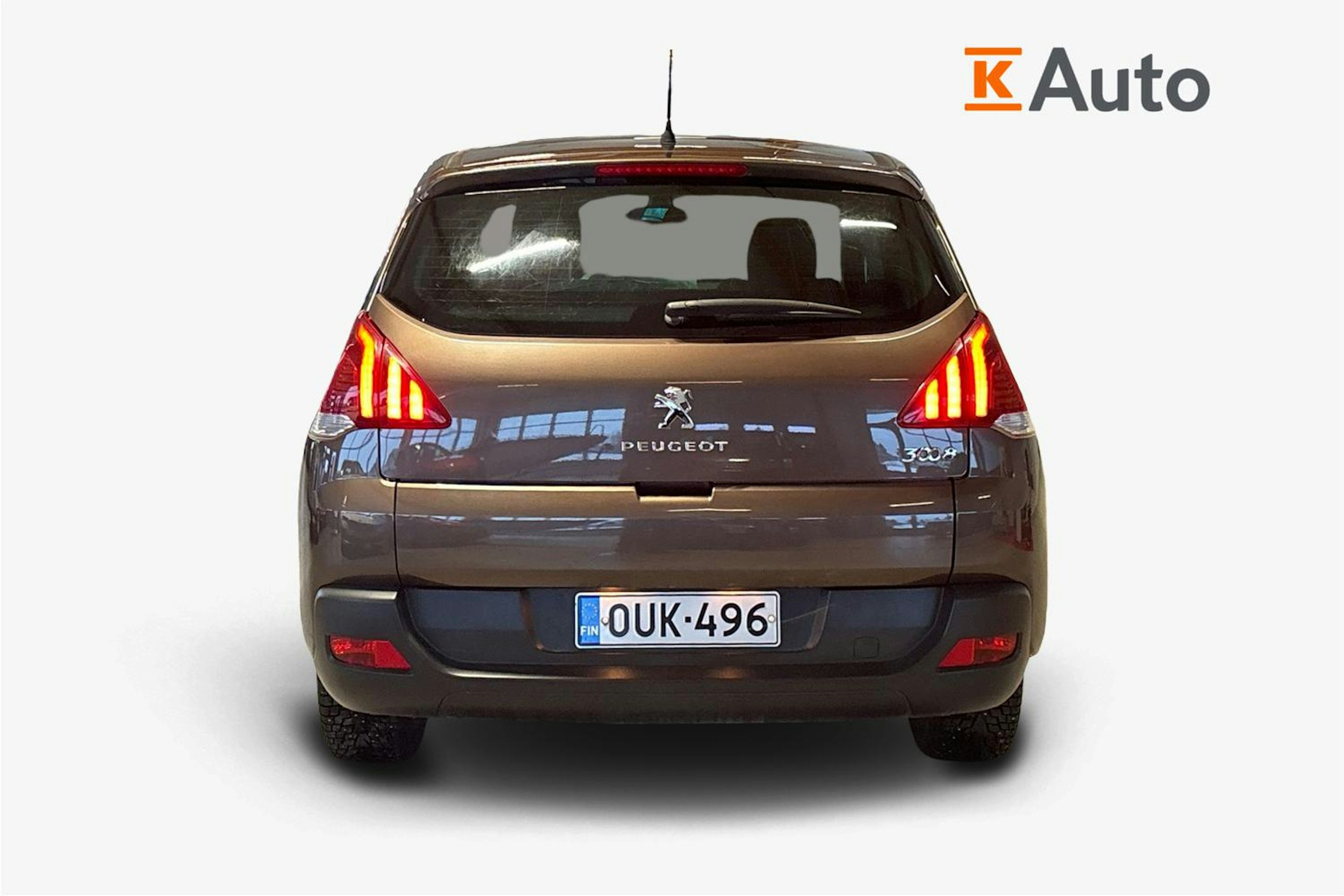 Ruskea (beige) Peugeot 3008 2014 kuva 3.