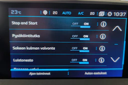 sininen Peugeot 3008 2017 kuva 15.