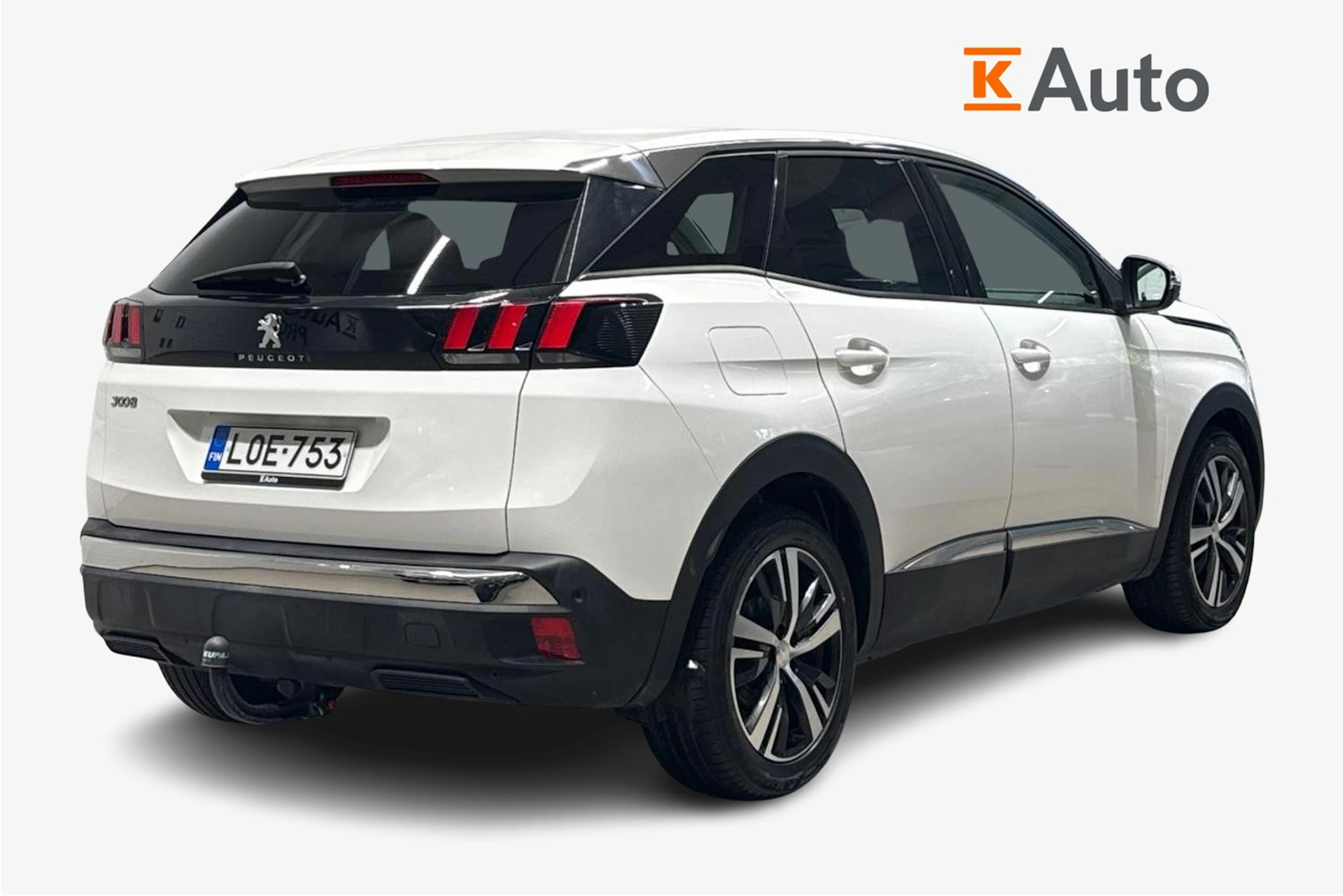 valkoinen Peugeot 3008 2017 kuva 2.