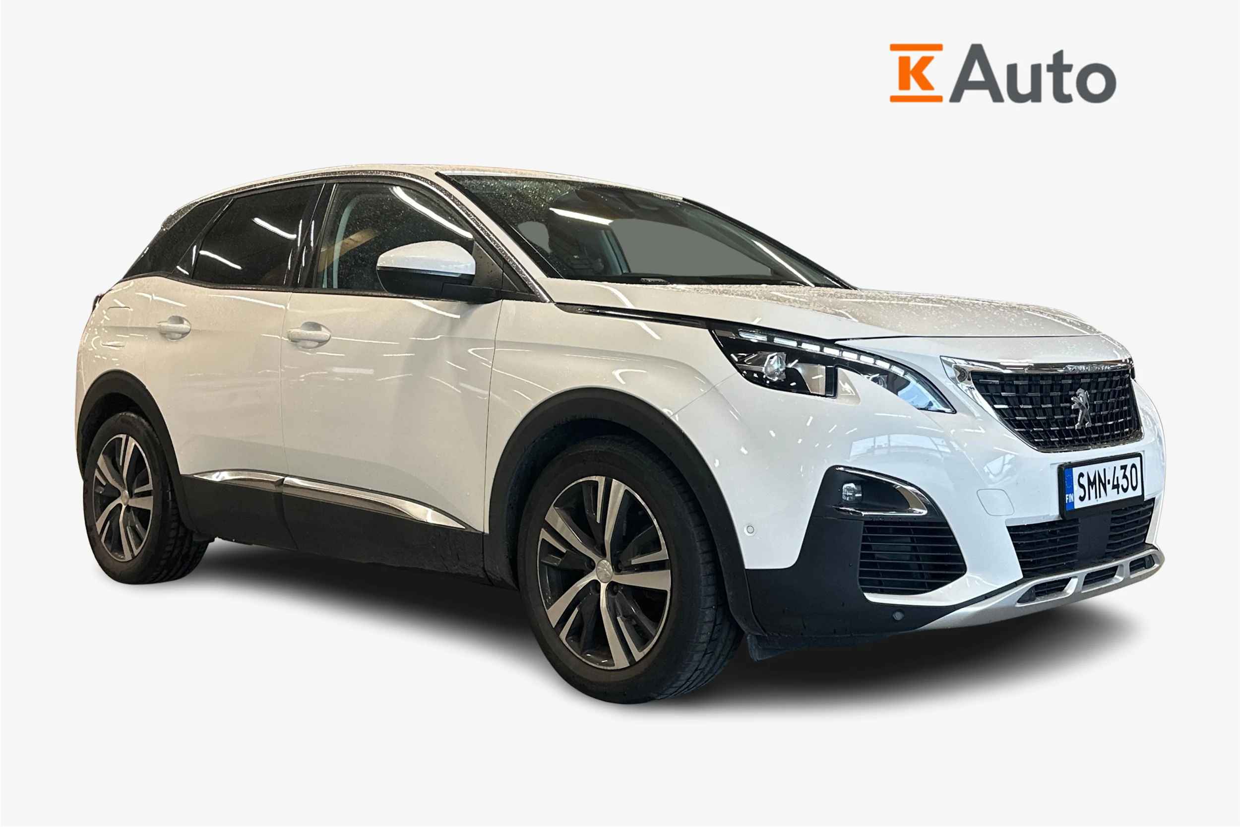 valkoinen Peugeot 3008 2017 kuva 1.