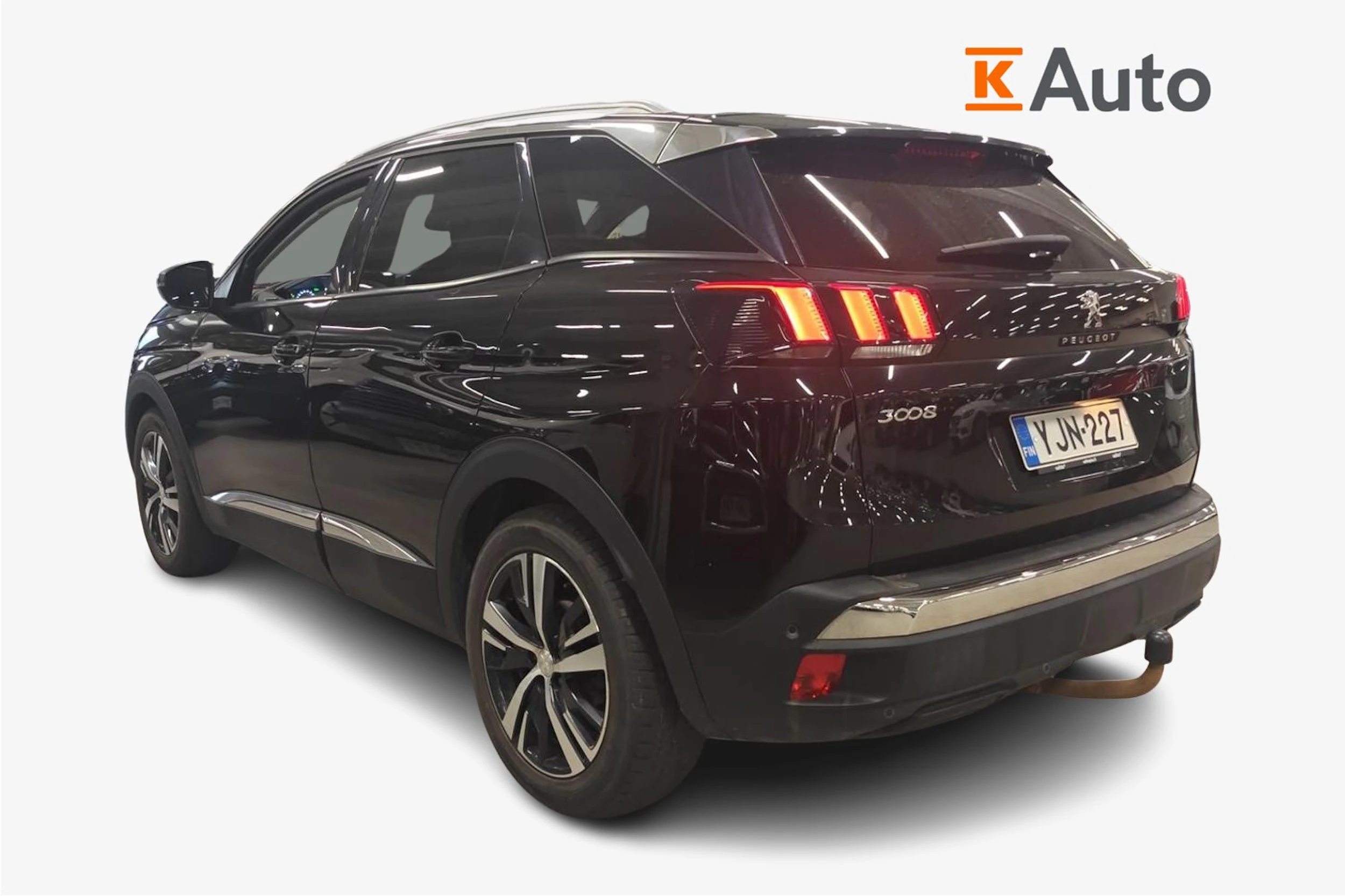 musta Peugeot 3008 2017 kuva 2.