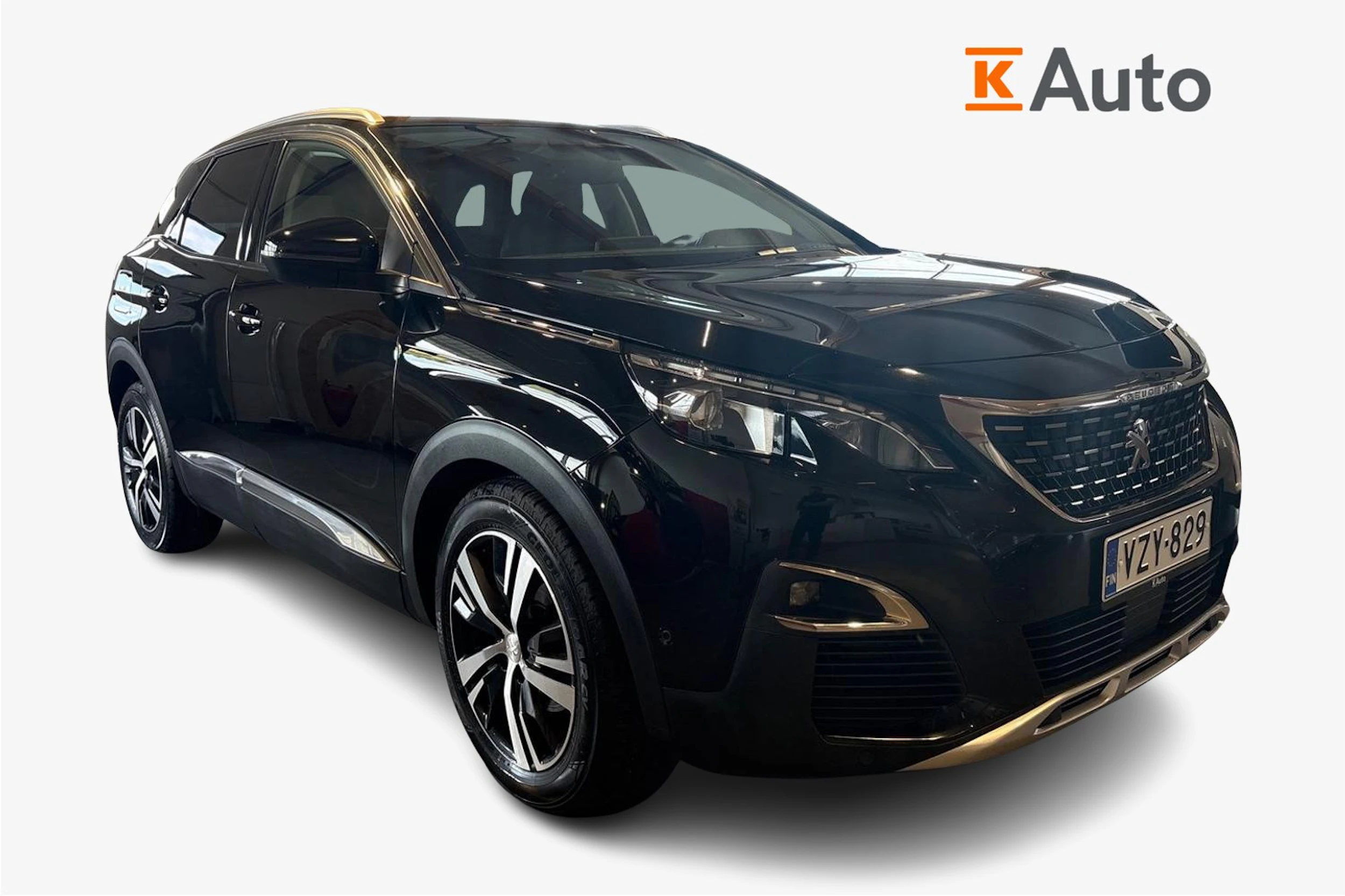 Musta Peugeot 3008 2018 kuva 1.