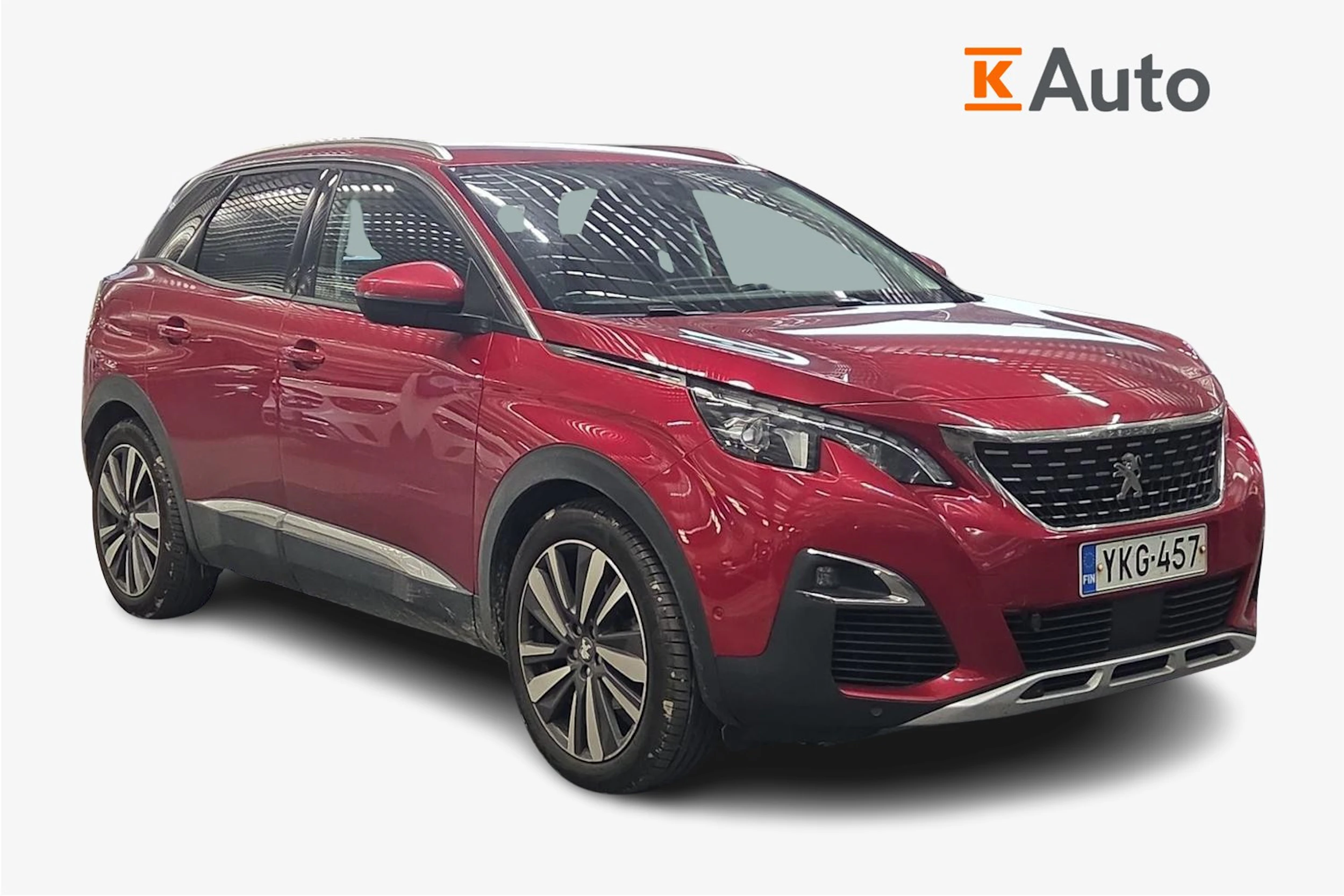 harmaa Peugeot 3008 2018 kuva 1.