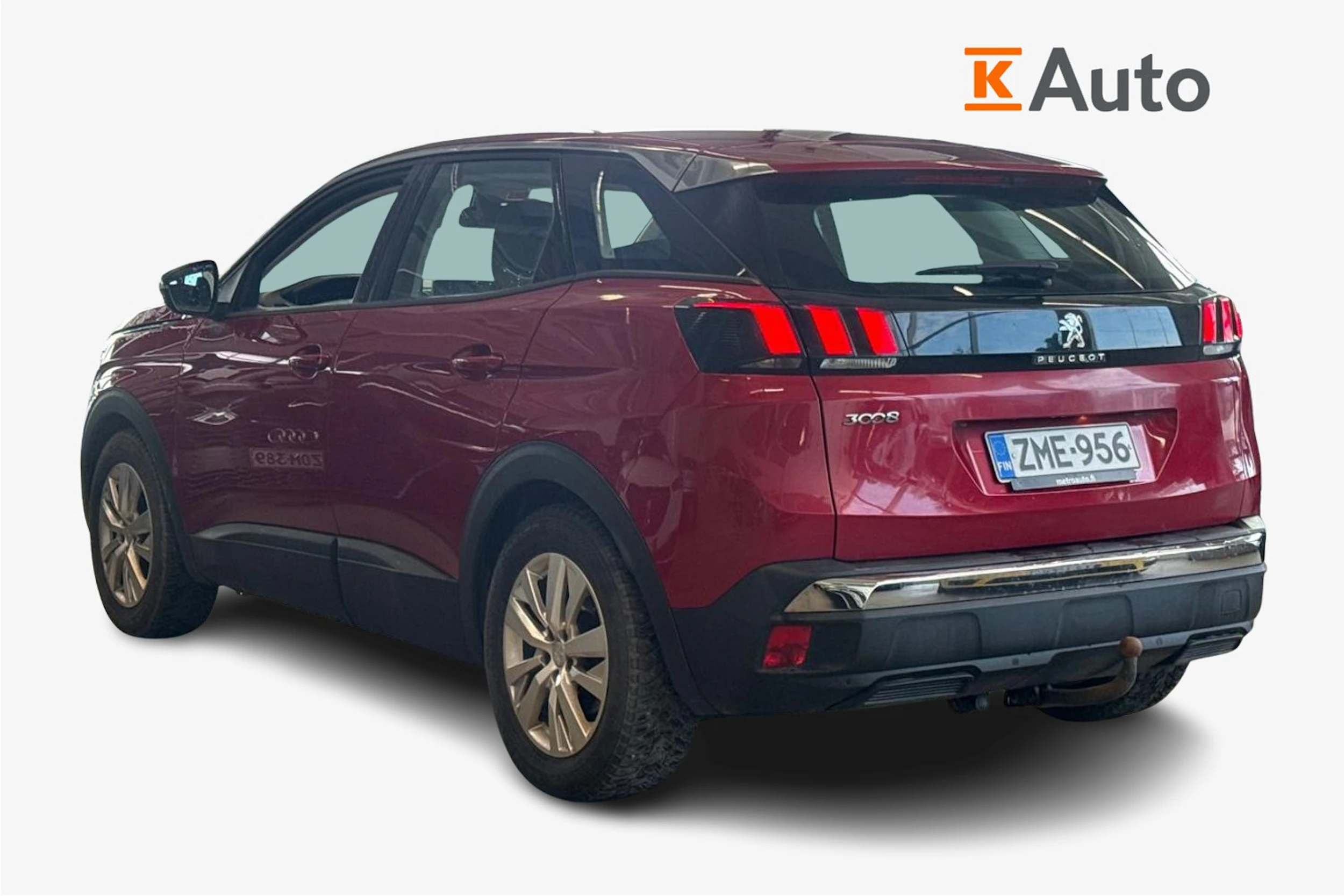 punainen Peugeot 3008 2018 kuva 2.