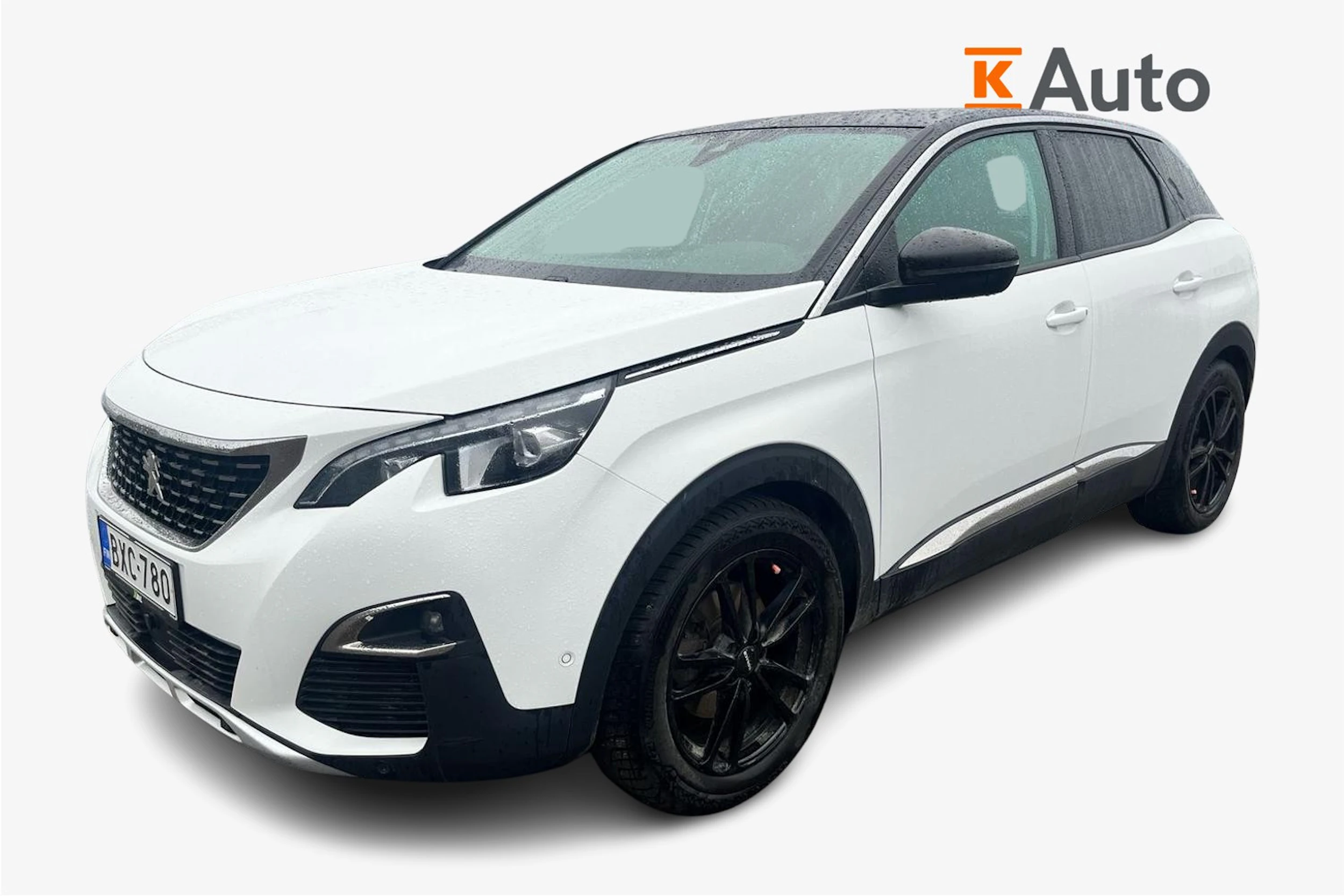 Valkoinen Peugeot 3008 2019 kuva 1.