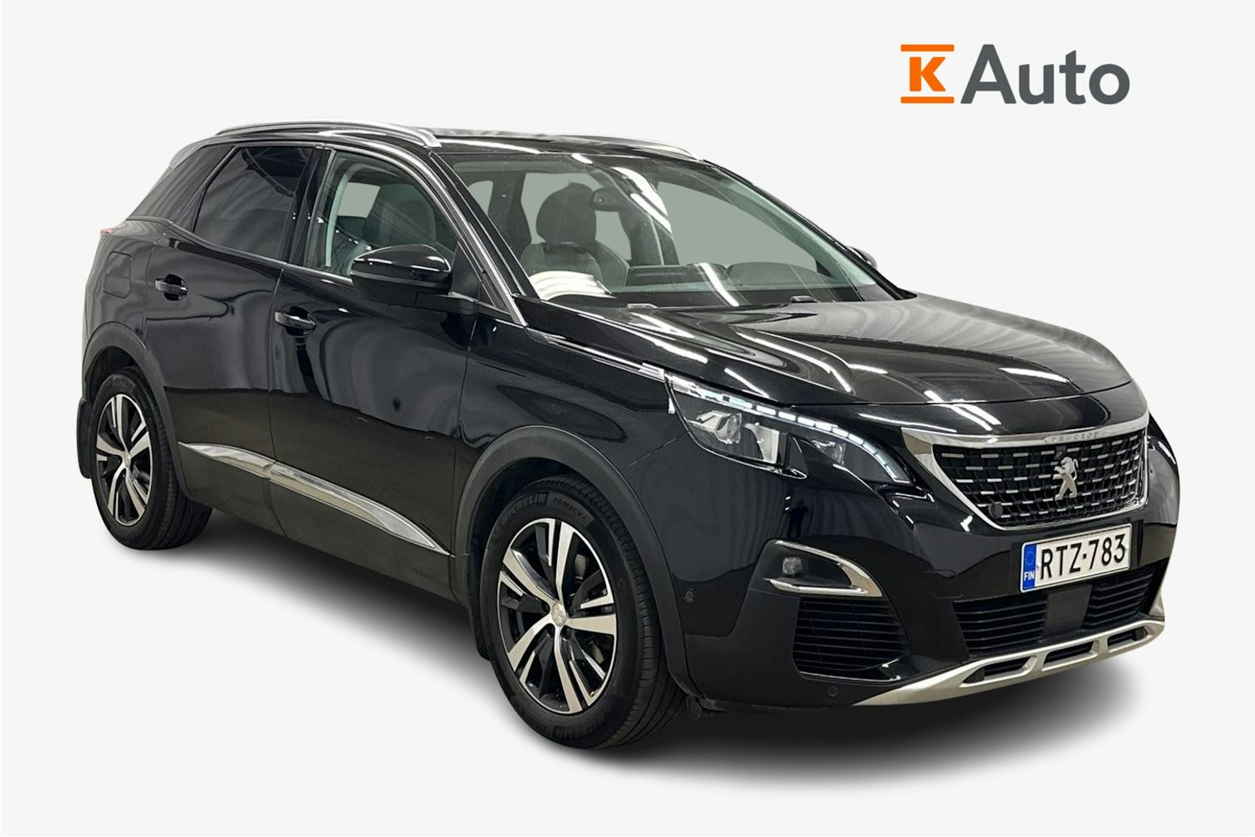 musta Peugeot 3008 2019 kuva 1.