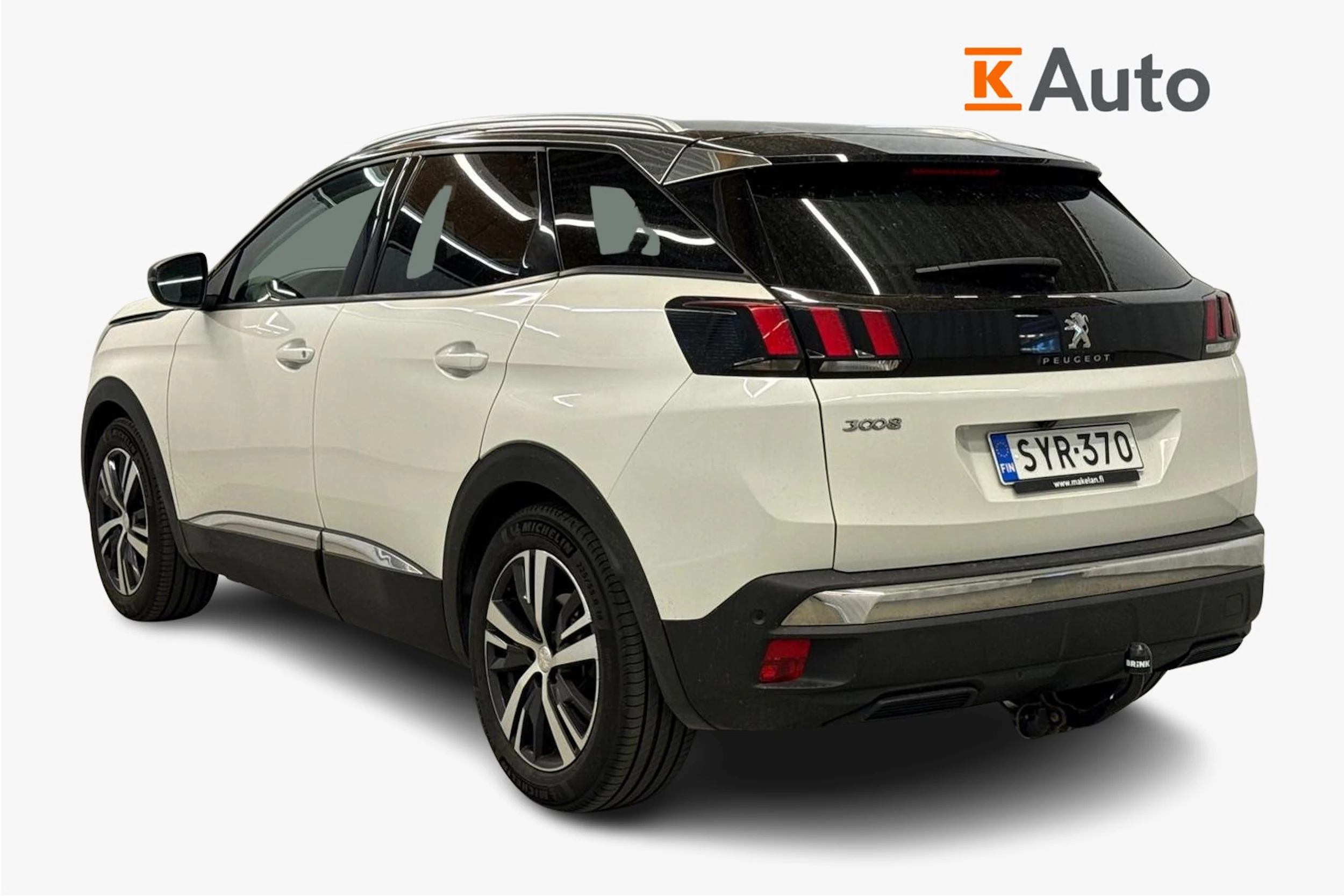 valkoinen Peugeot 3008 2019 kuva 2.