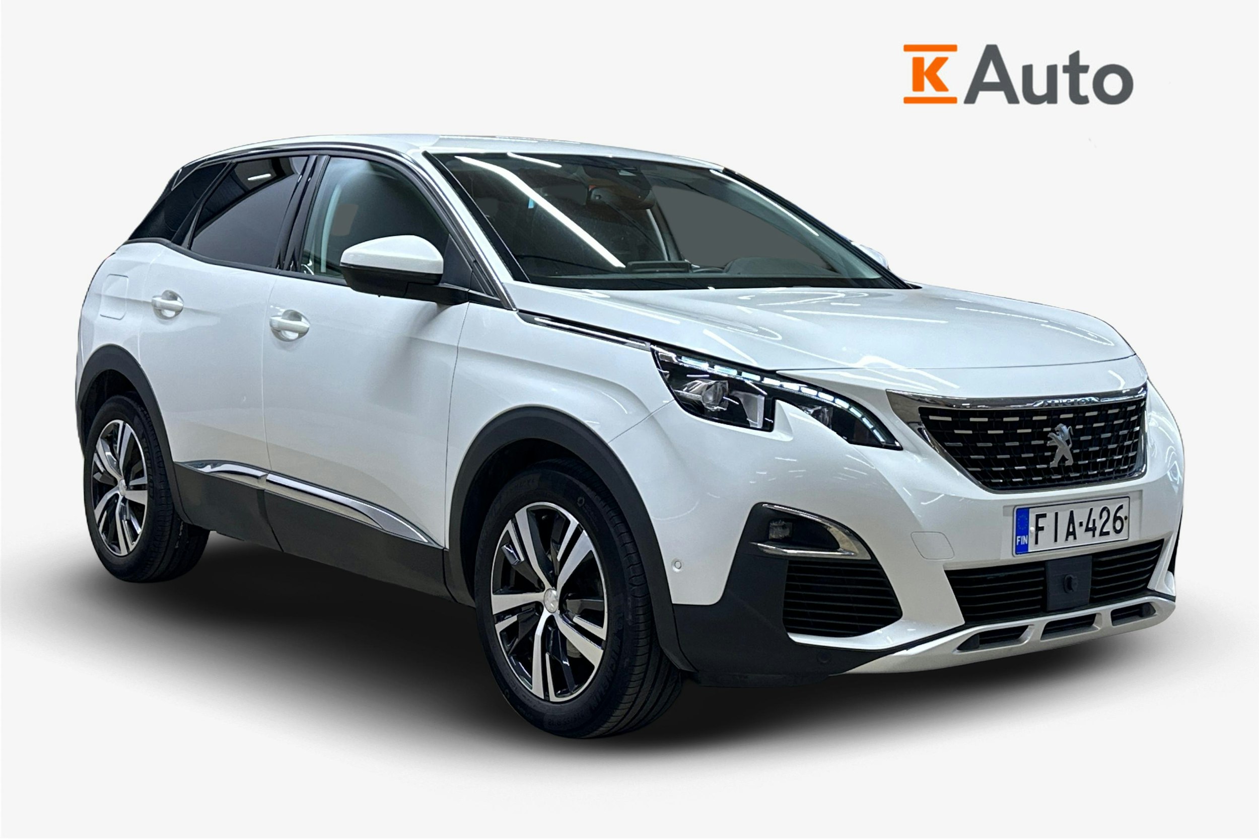 valkoinen Peugeot 3008 2020 kuva 1.