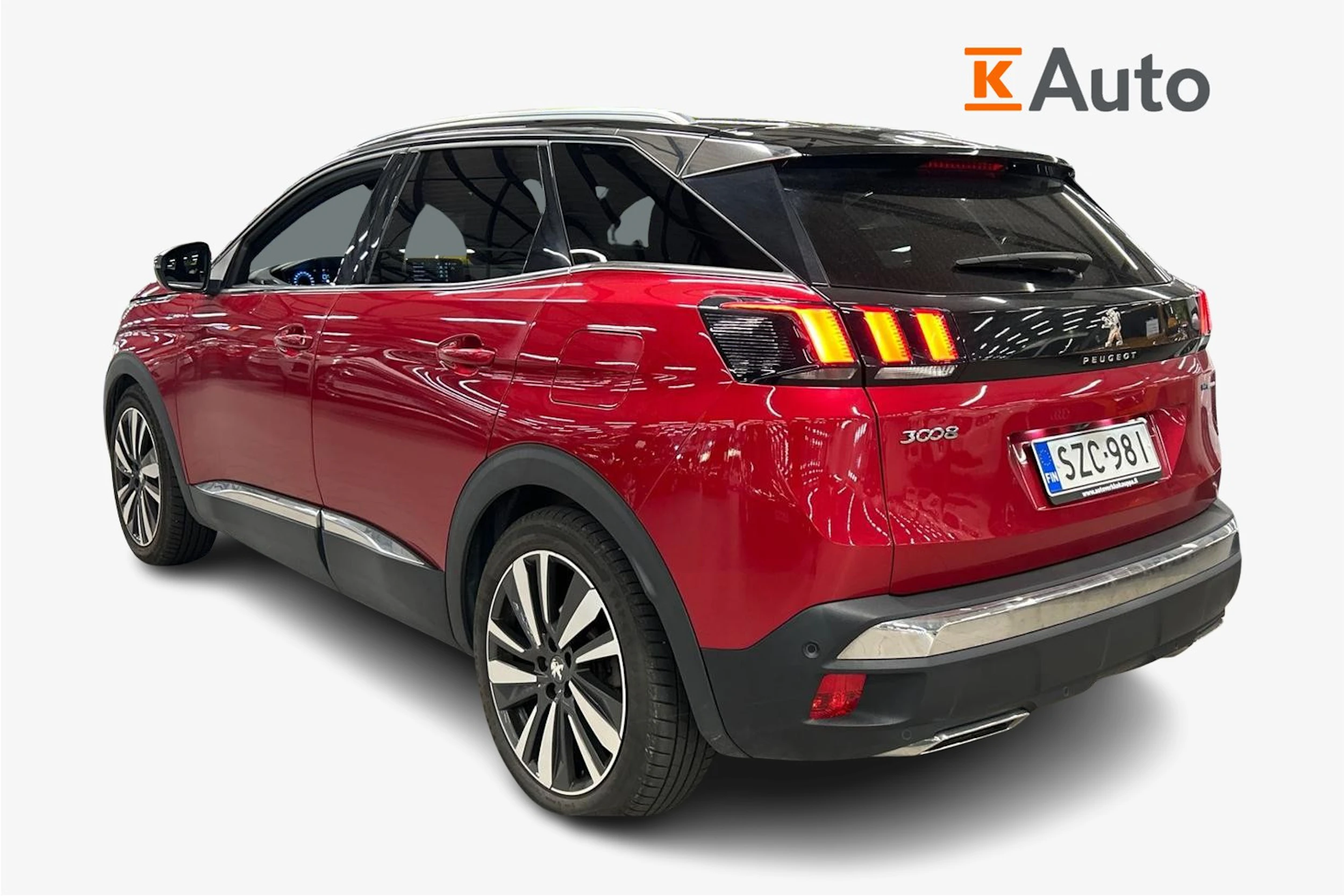 punainen Peugeot 3008 2020 kuva 2.