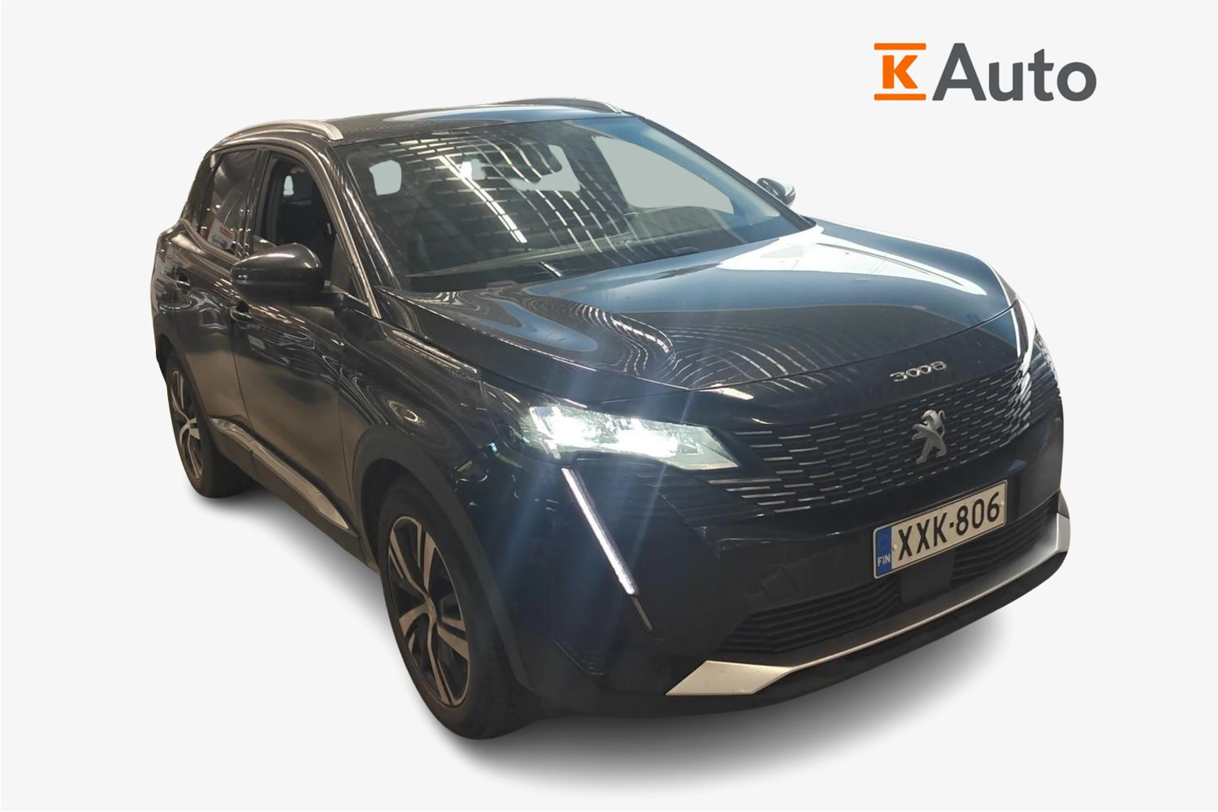 musta Peugeot 3008 2021 kuva 1.