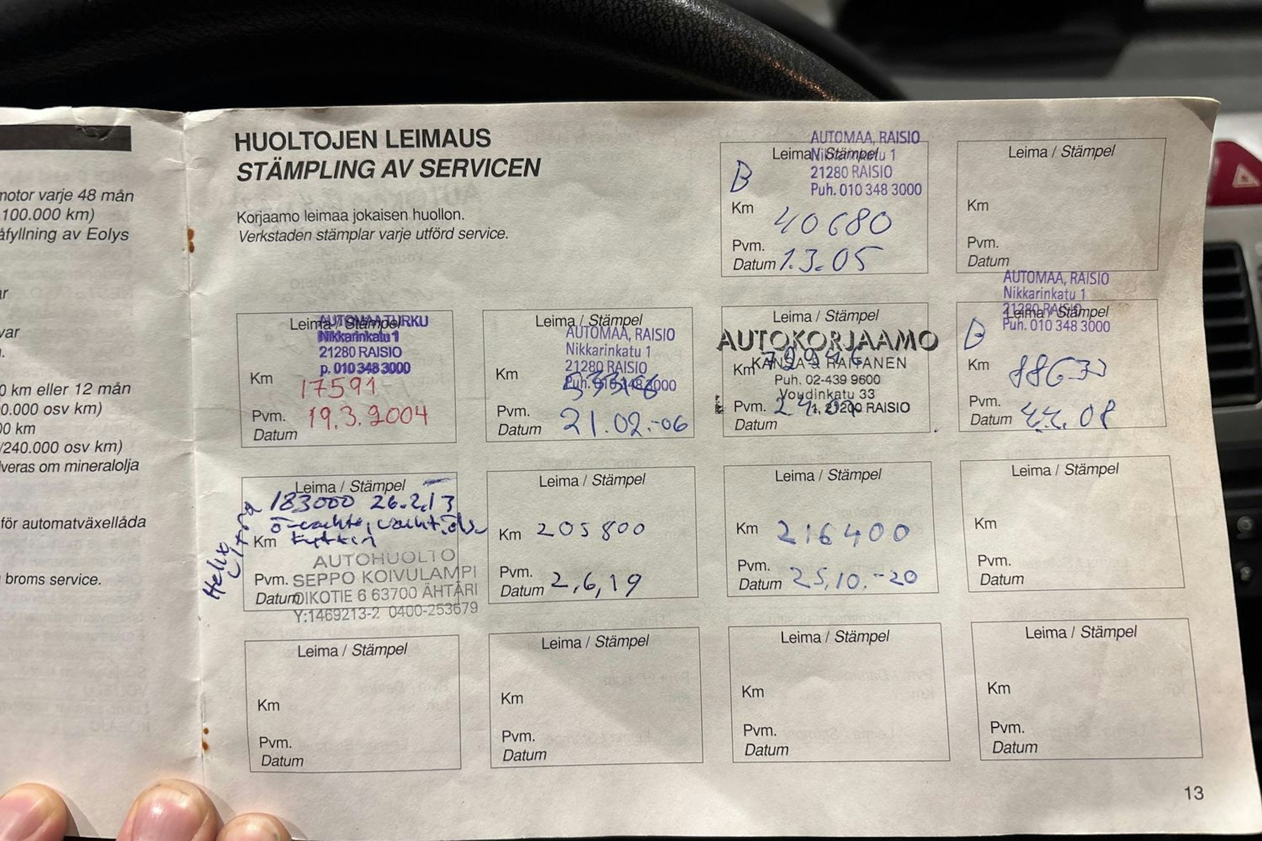 punainen Peugeot 307 2002 kuva 33.