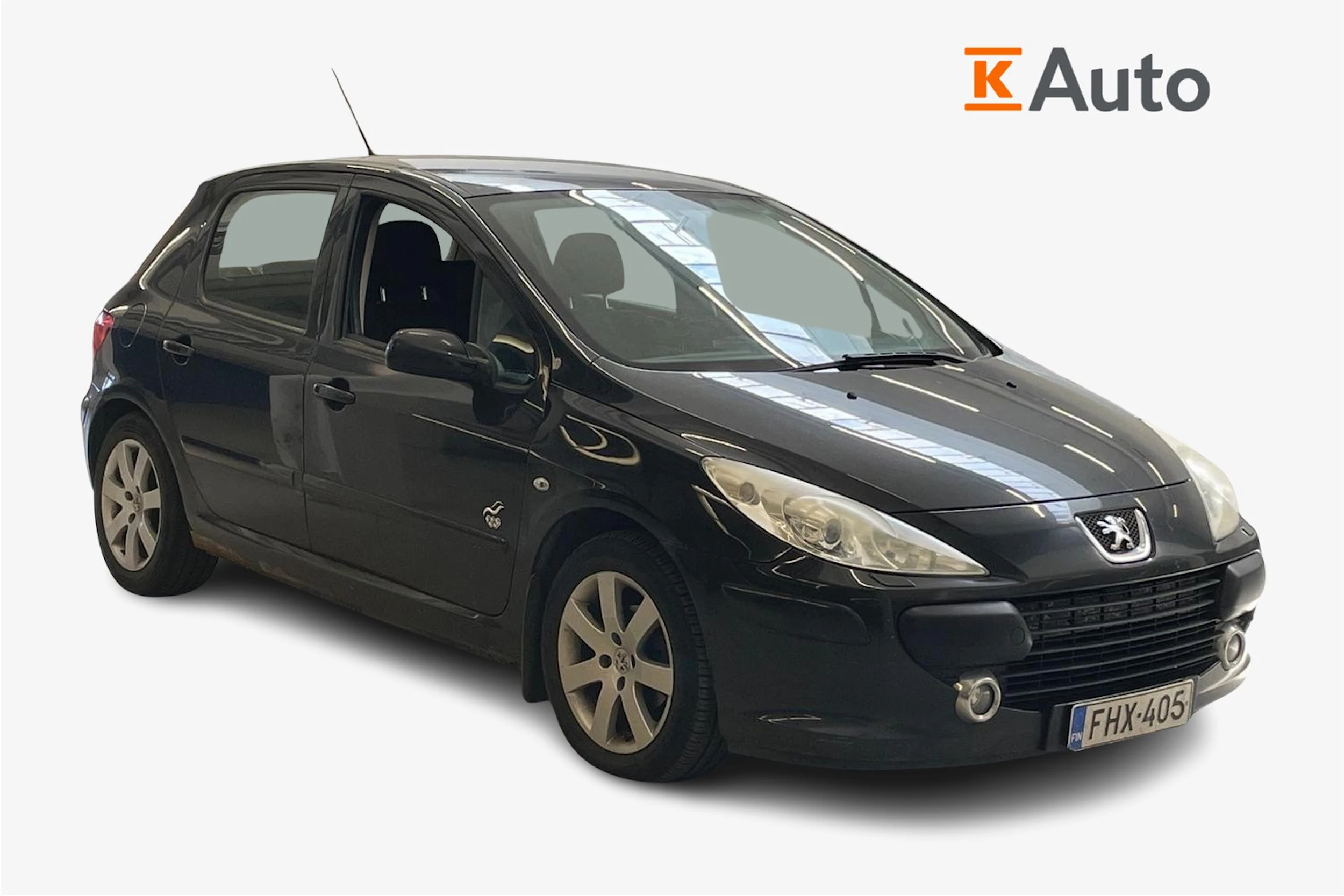 musta Peugeot 307 2007 kuva 1.