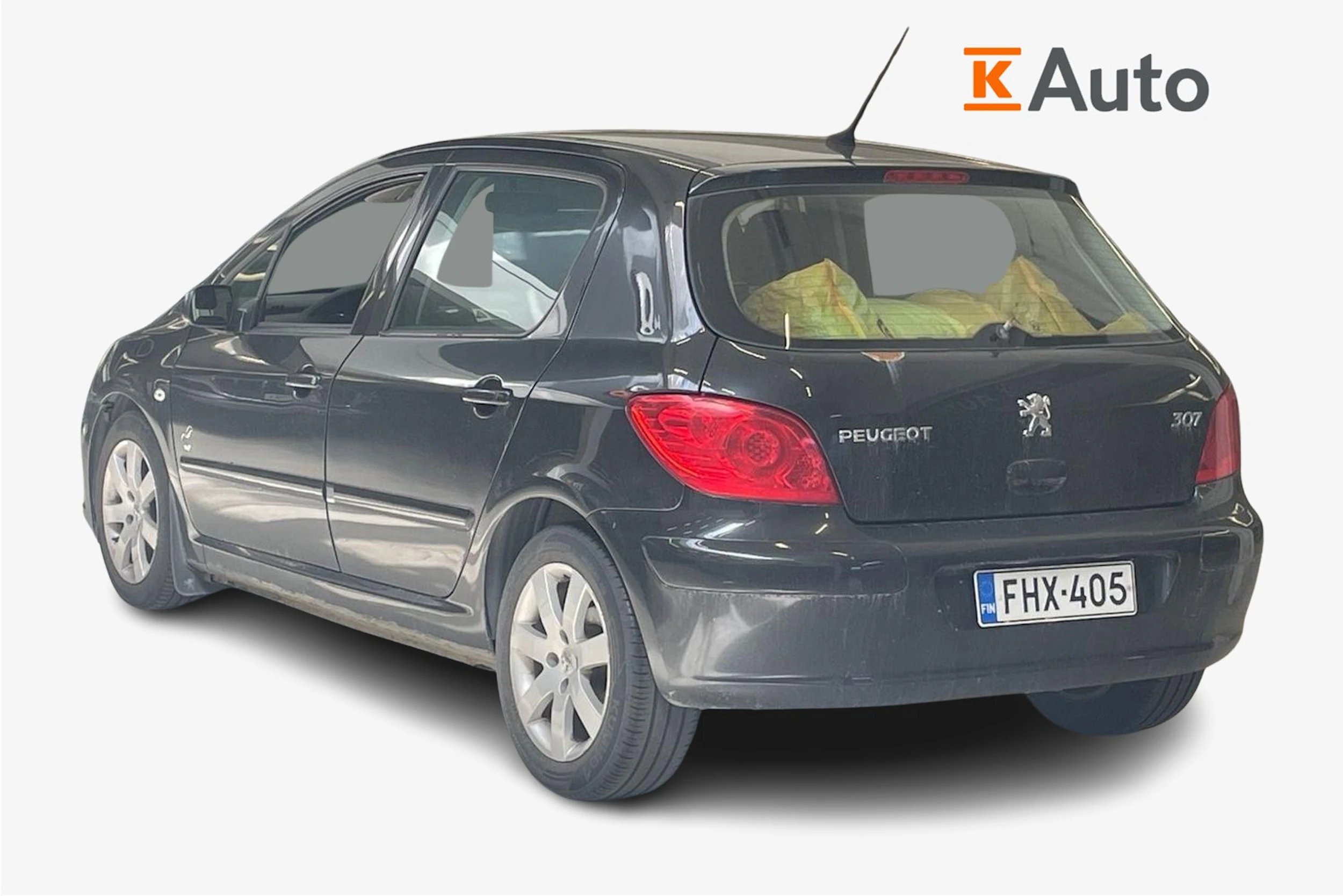 musta Peugeot 307 2007 kuva 2.