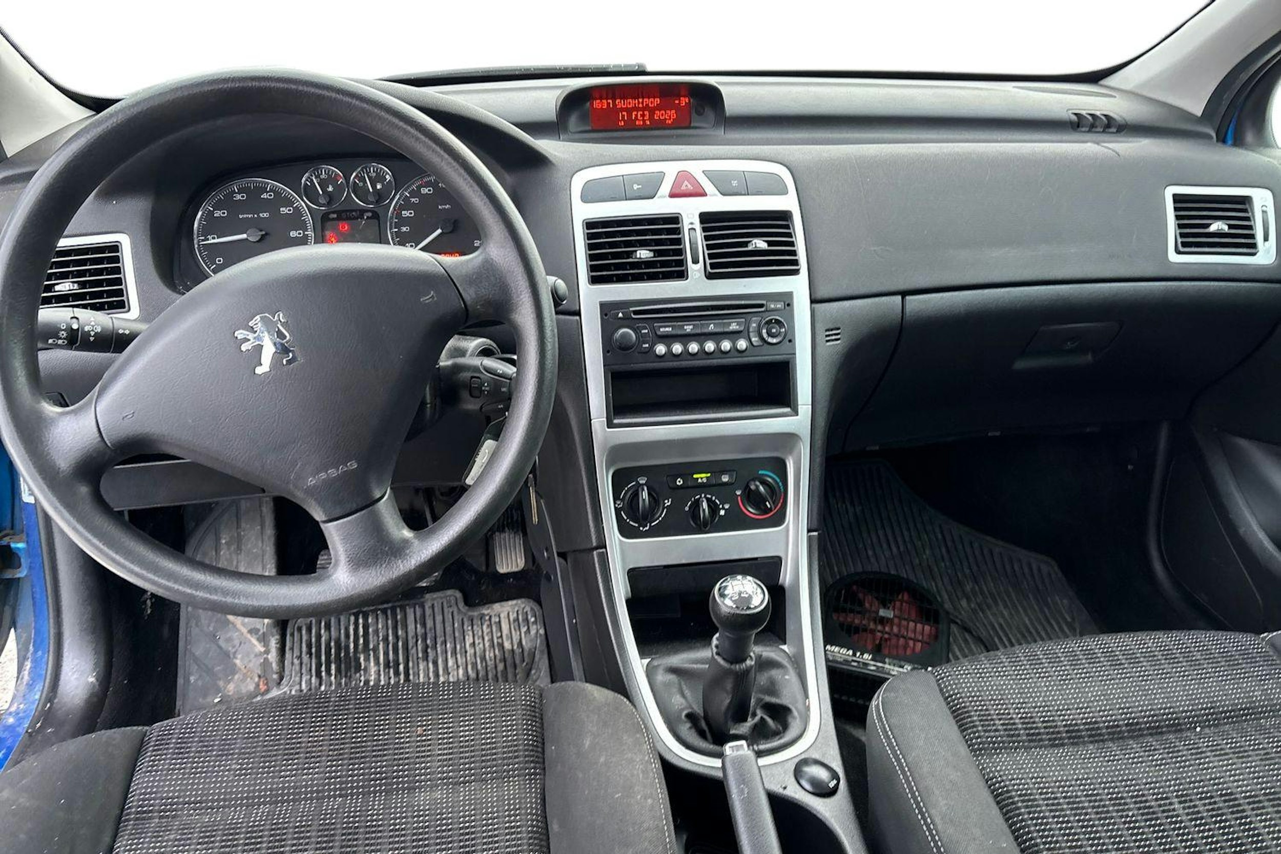 sininen Peugeot 307 2008 kuva 9.