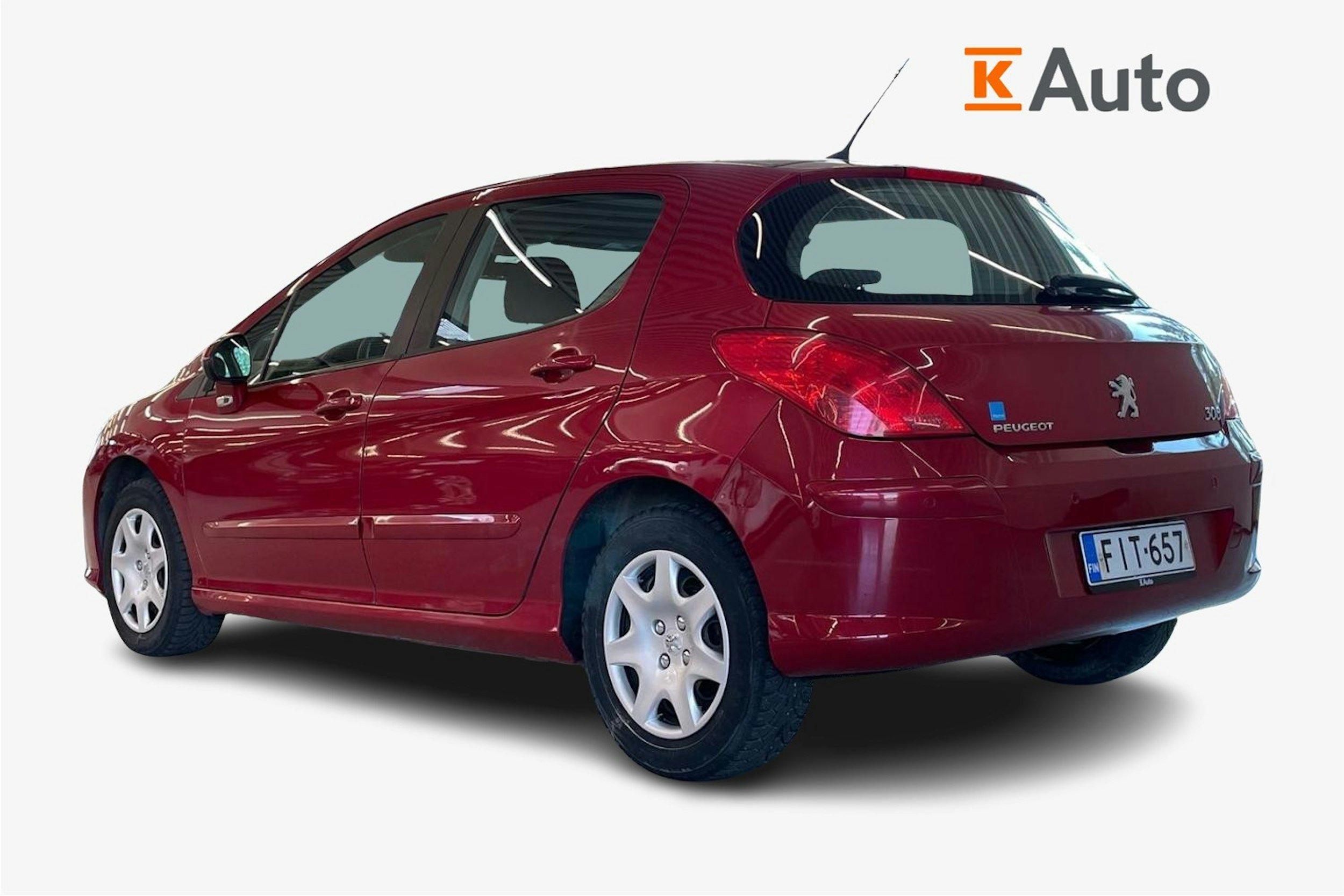 punainen Peugeot 308 2008 kuva 2.