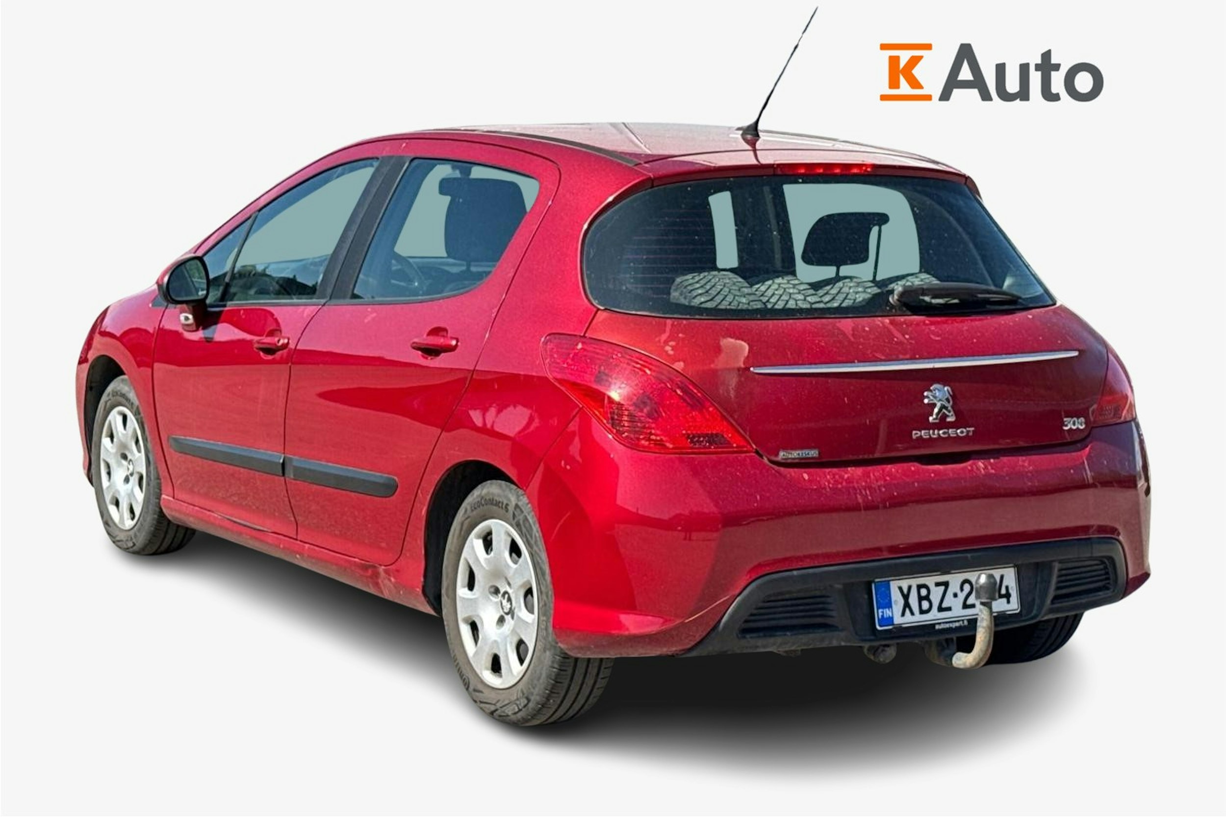 punainen Peugeot 308 2011 kuva 2.