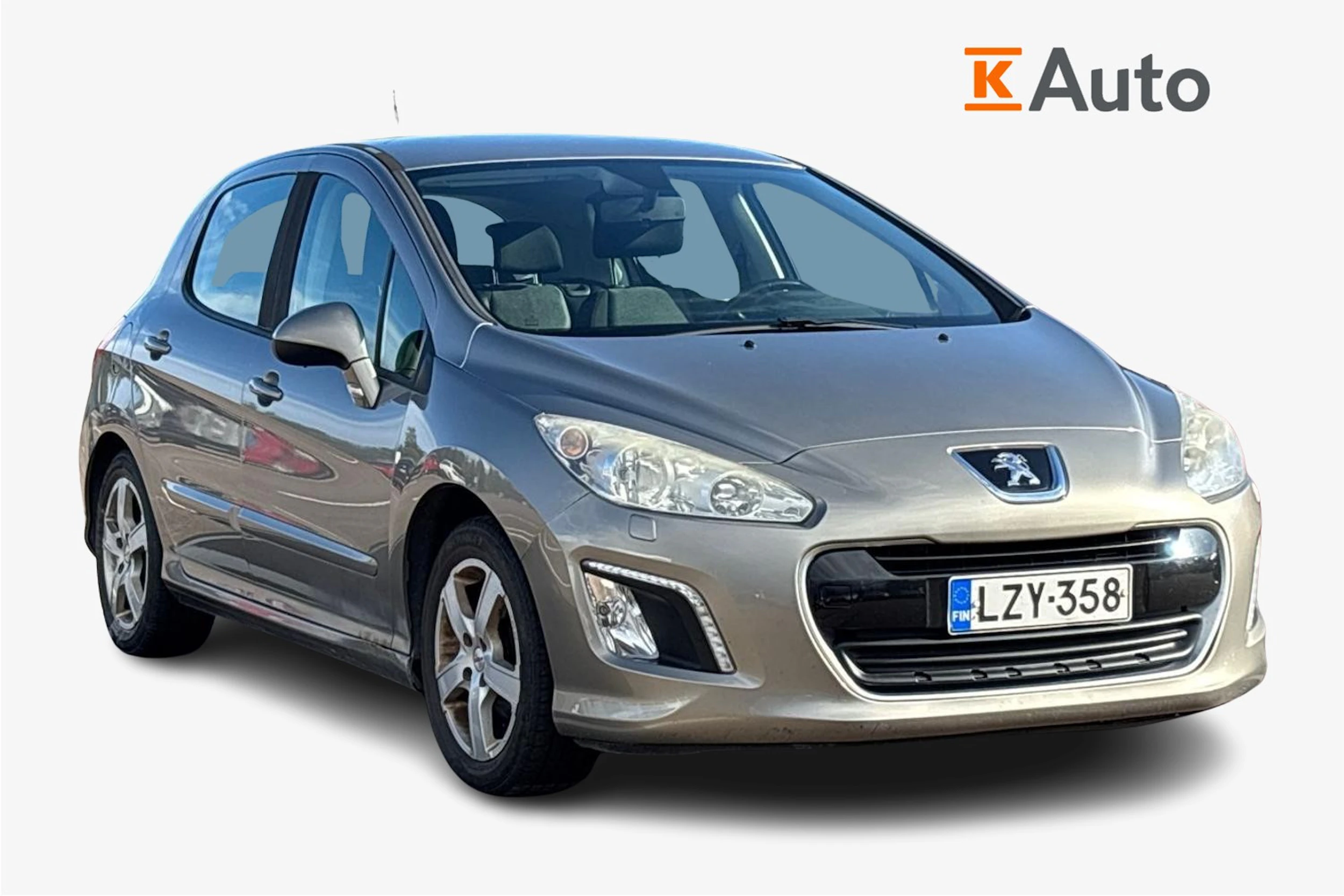 Harmaa Peugeot 308 2012 kuva 1.