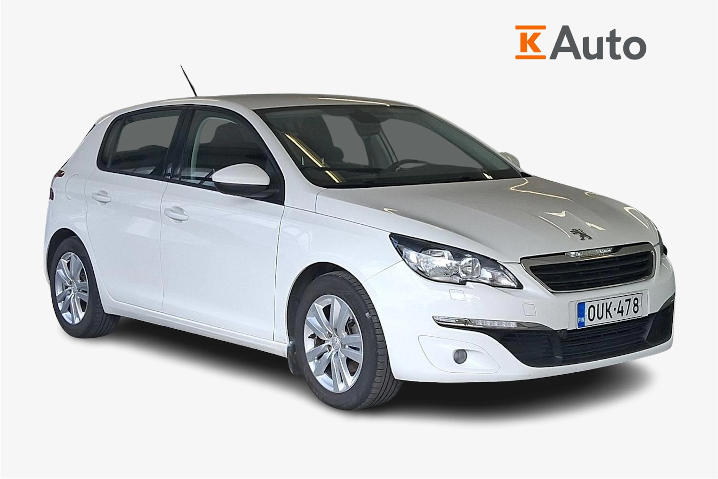 valkoinen Peugeot 308 2014 kuva 1.
