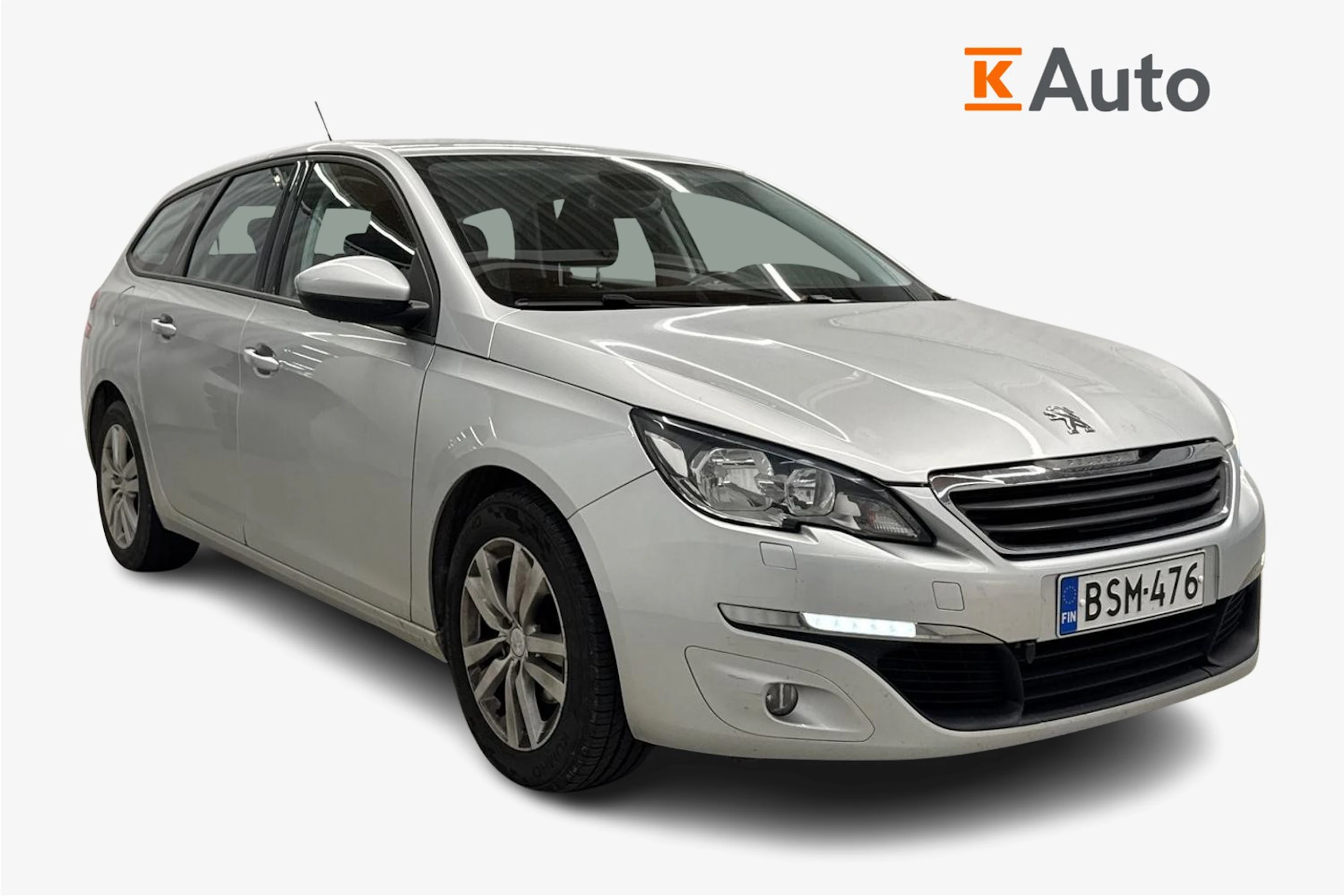 harmaa Peugeot 308 2015 kuva 1.