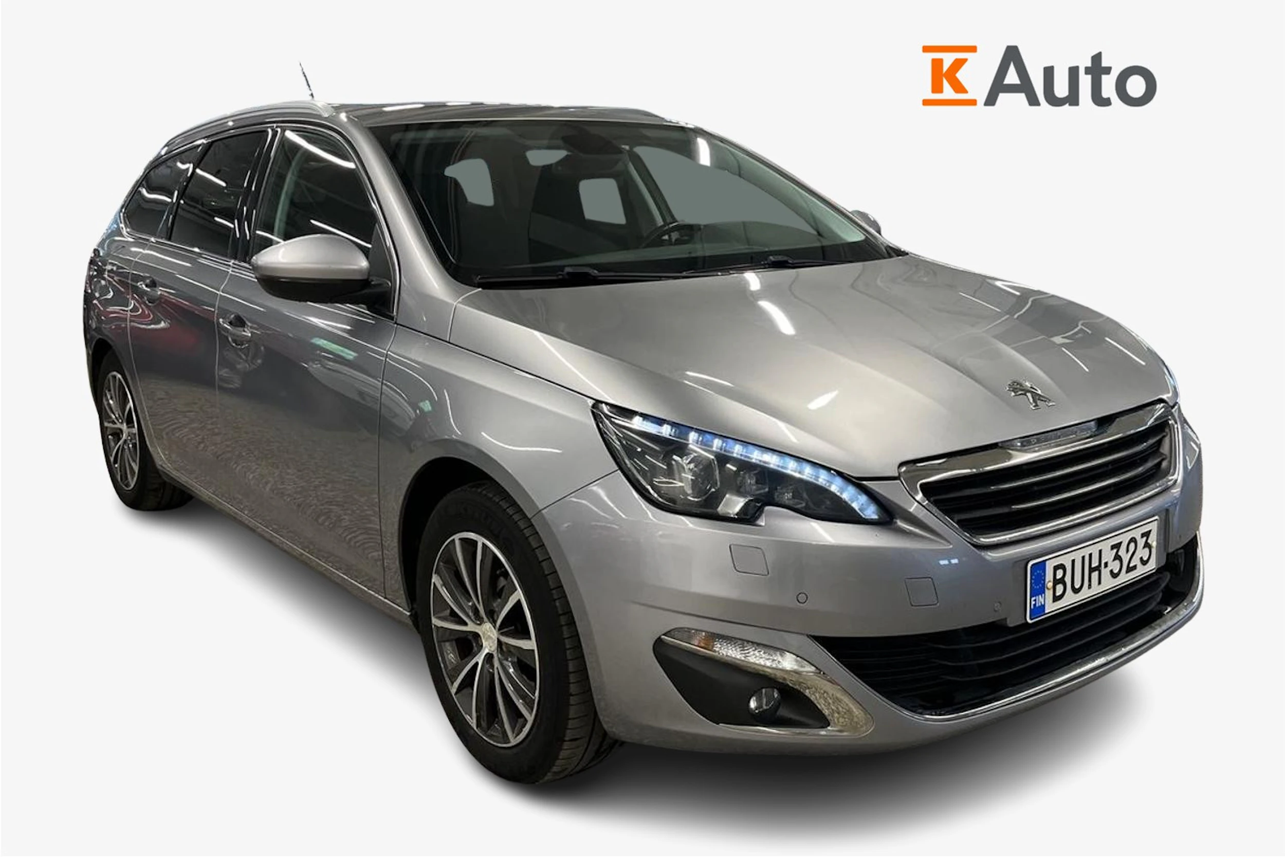 harmaa Peugeot 308 2015 kuva 1.