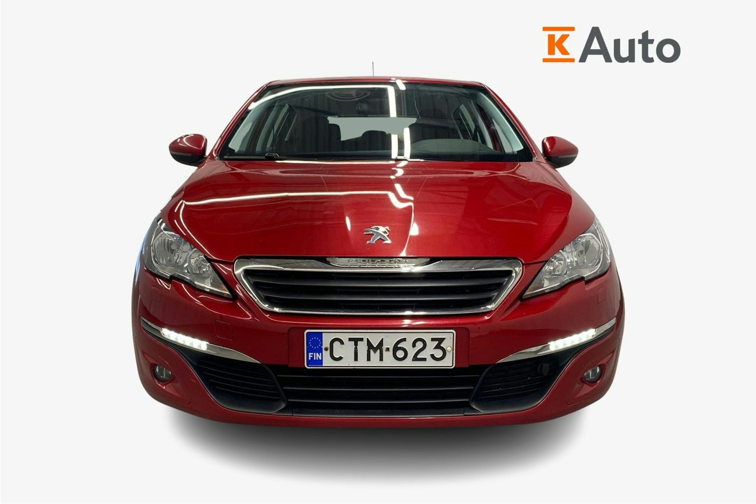 punainen Peugeot 308 2015 kuva 4.