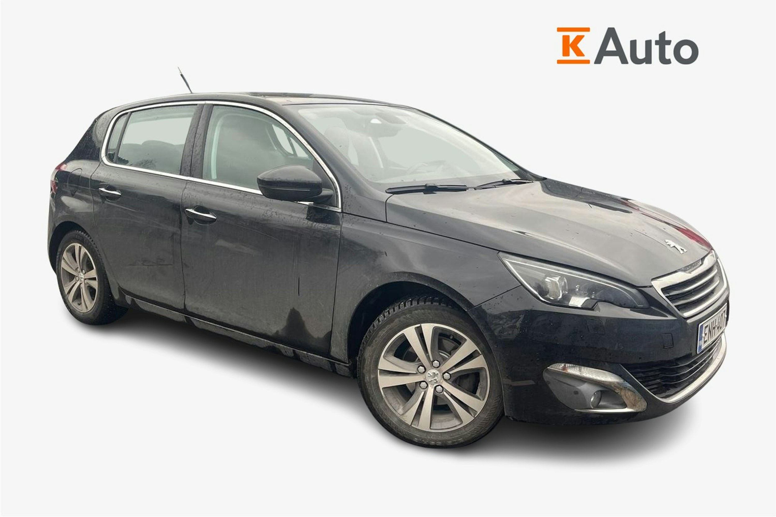 musta Peugeot 308 2015 kuva 1.