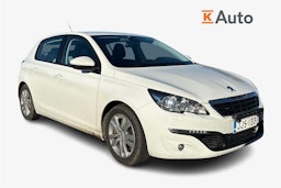 Valkoinen Peugeot 308 2015 kuva 1.