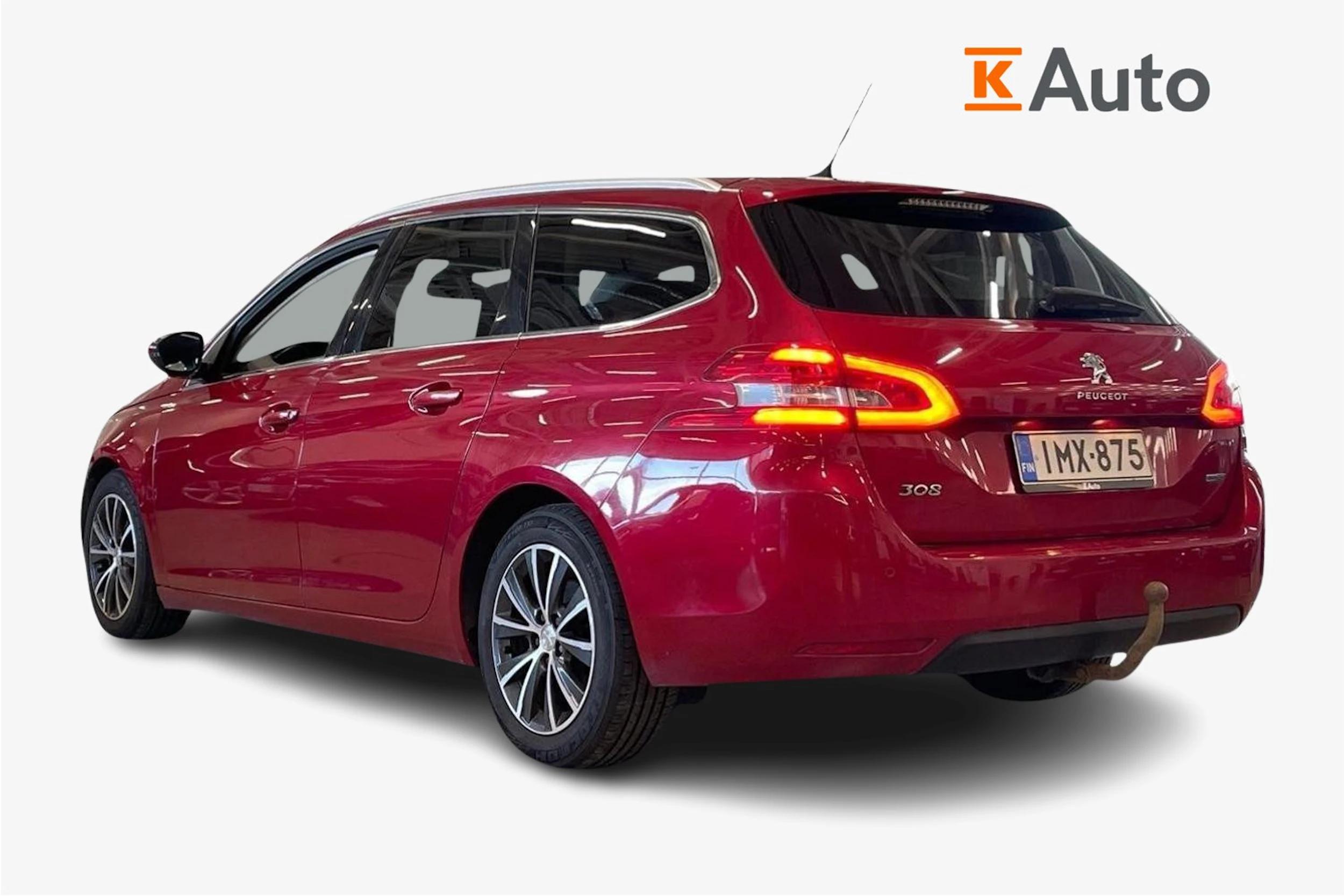 met. punainen Peugeot 308 2016 kuva 3.
