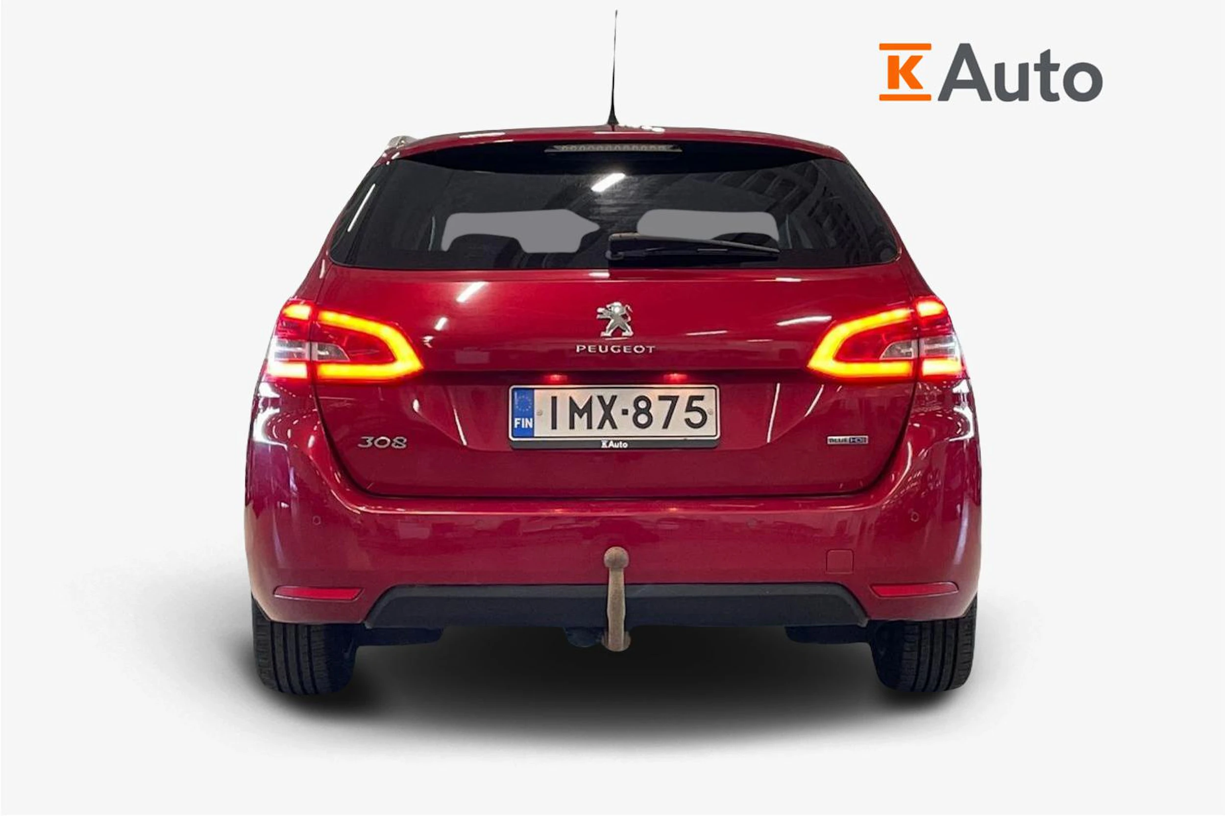 met. punainen Peugeot 308 2016 kuva 4.