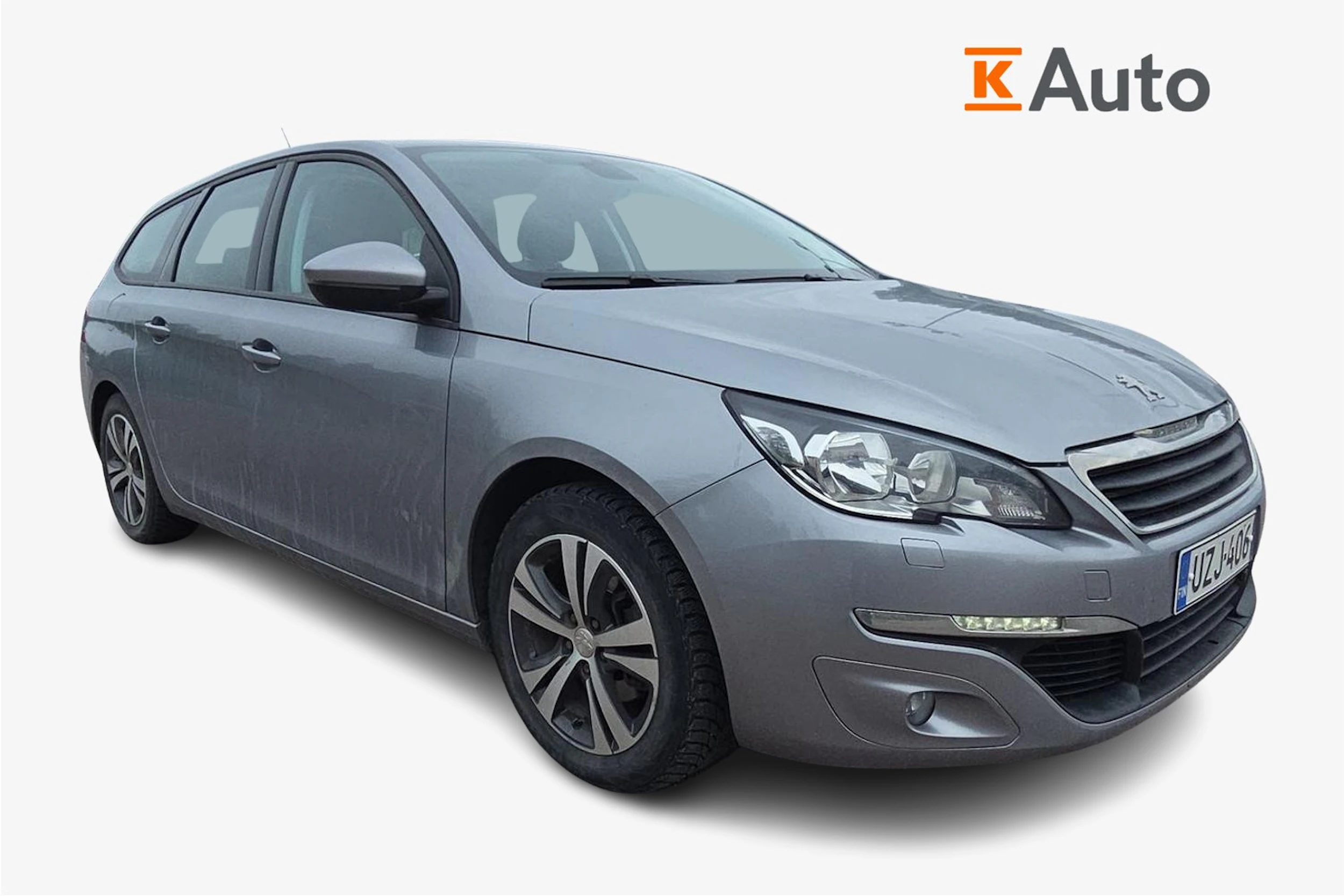 harmaa Peugeot 308 2017 kuva 1.