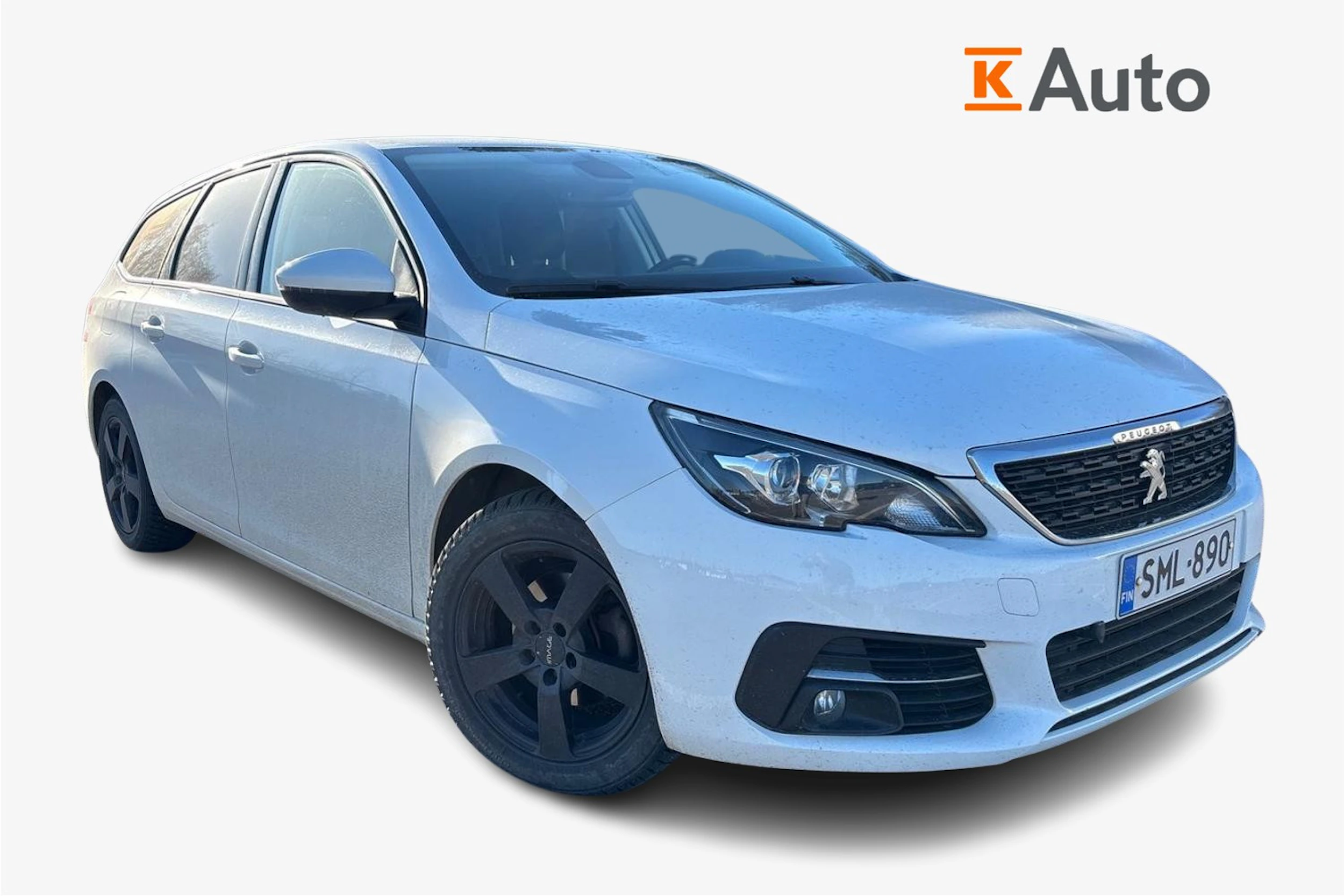 Valkoinen Peugeot 308 2018 kuva 1.