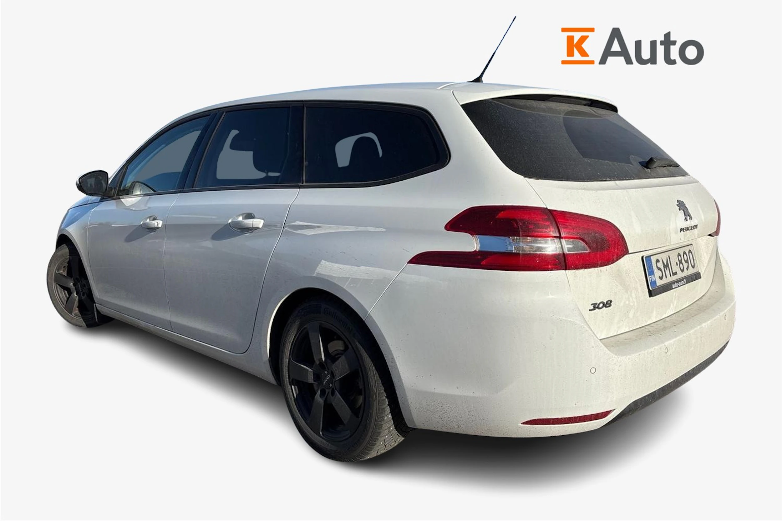 Valkoinen Peugeot 308 2018 kuva 2.