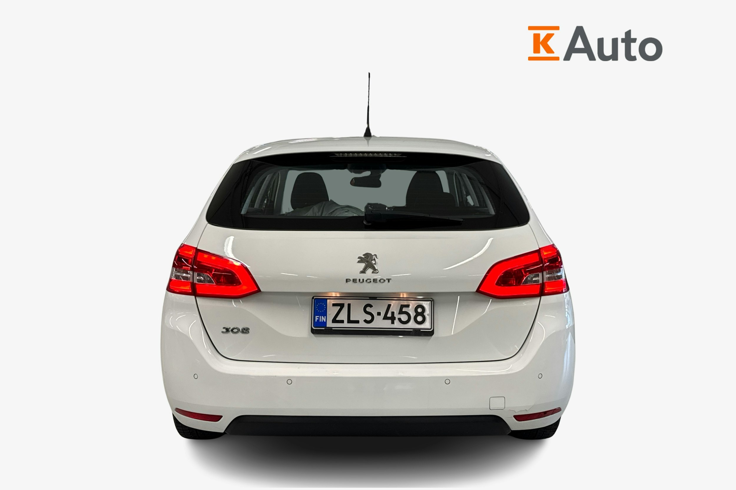 Valkoinen Peugeot 308 2018 kuva 3.