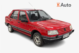 punainen Peugeot 309 1992 kuva 1.