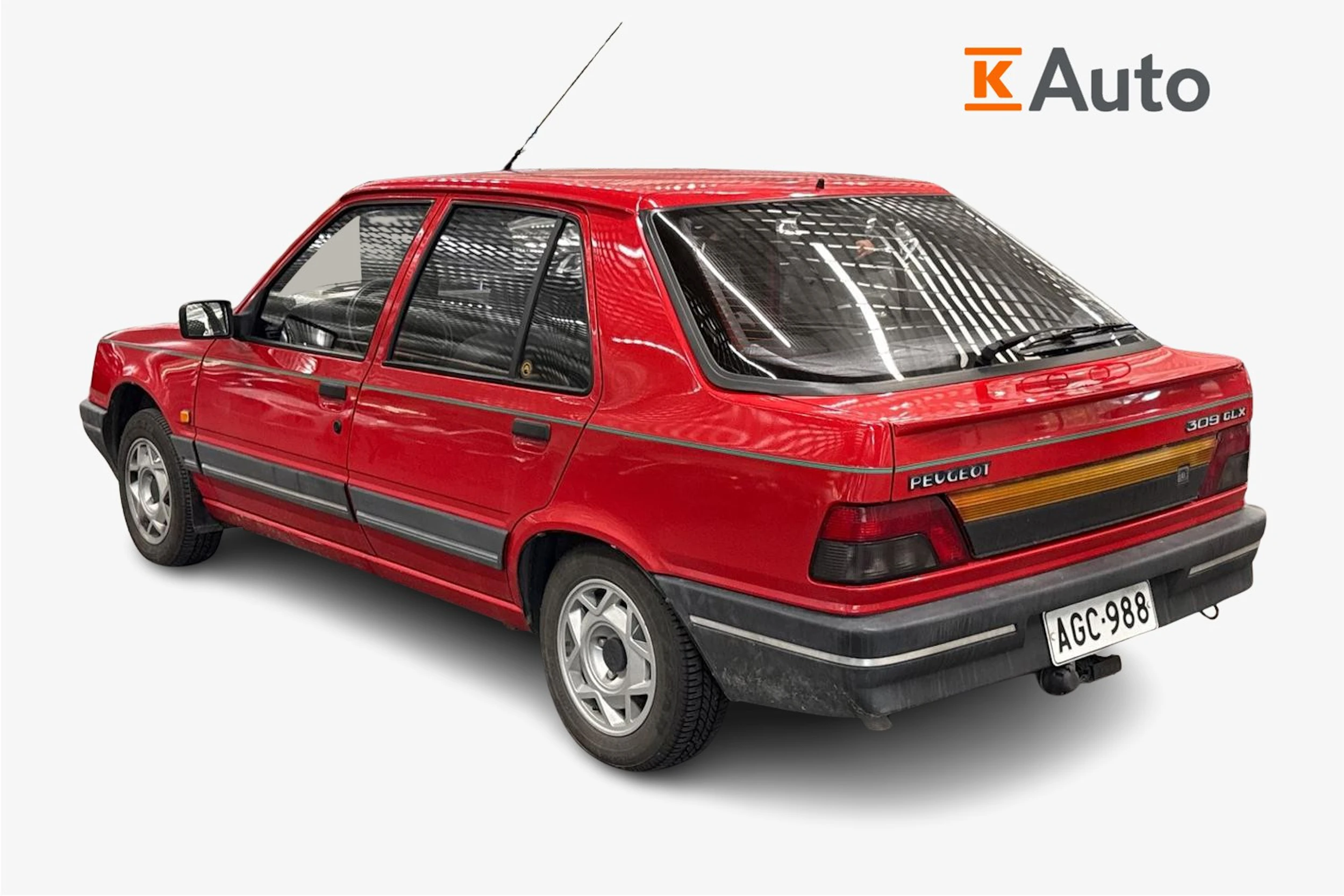 punainen Peugeot 309 1992 kuva 2.