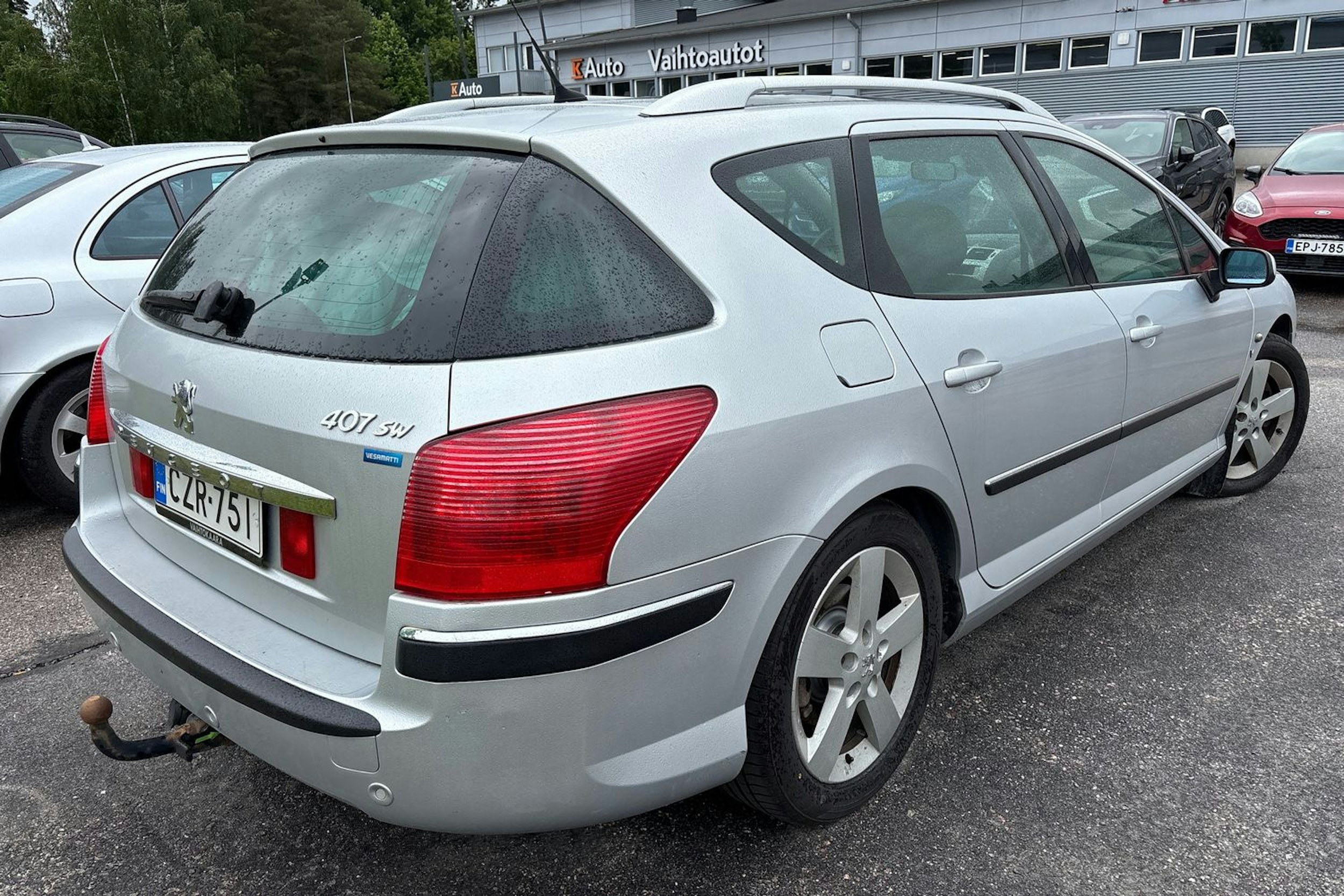 Harmaa Peugeot 407 2007 kuva 14.