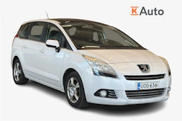 Valkoinen Peugeot 5008 2012 kuva 1.